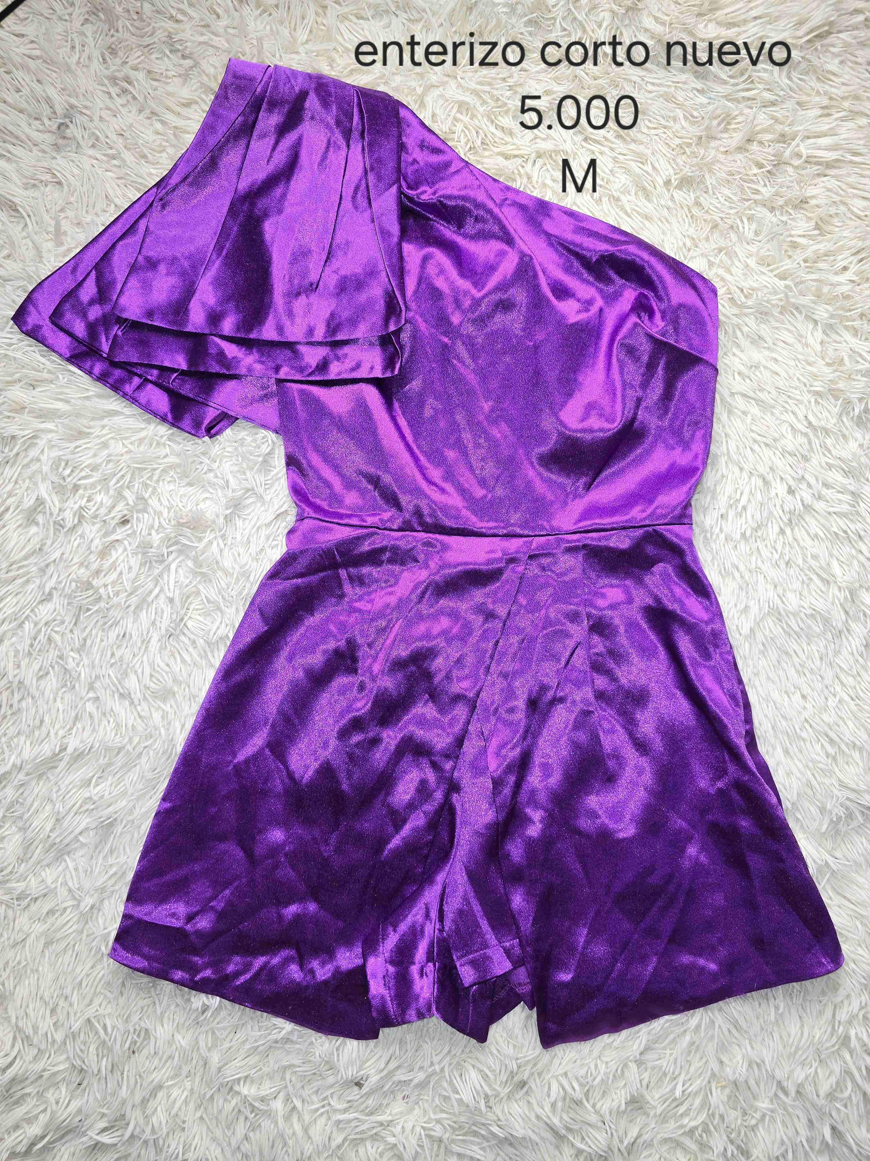 Vestido azul satinado - miniatura 4