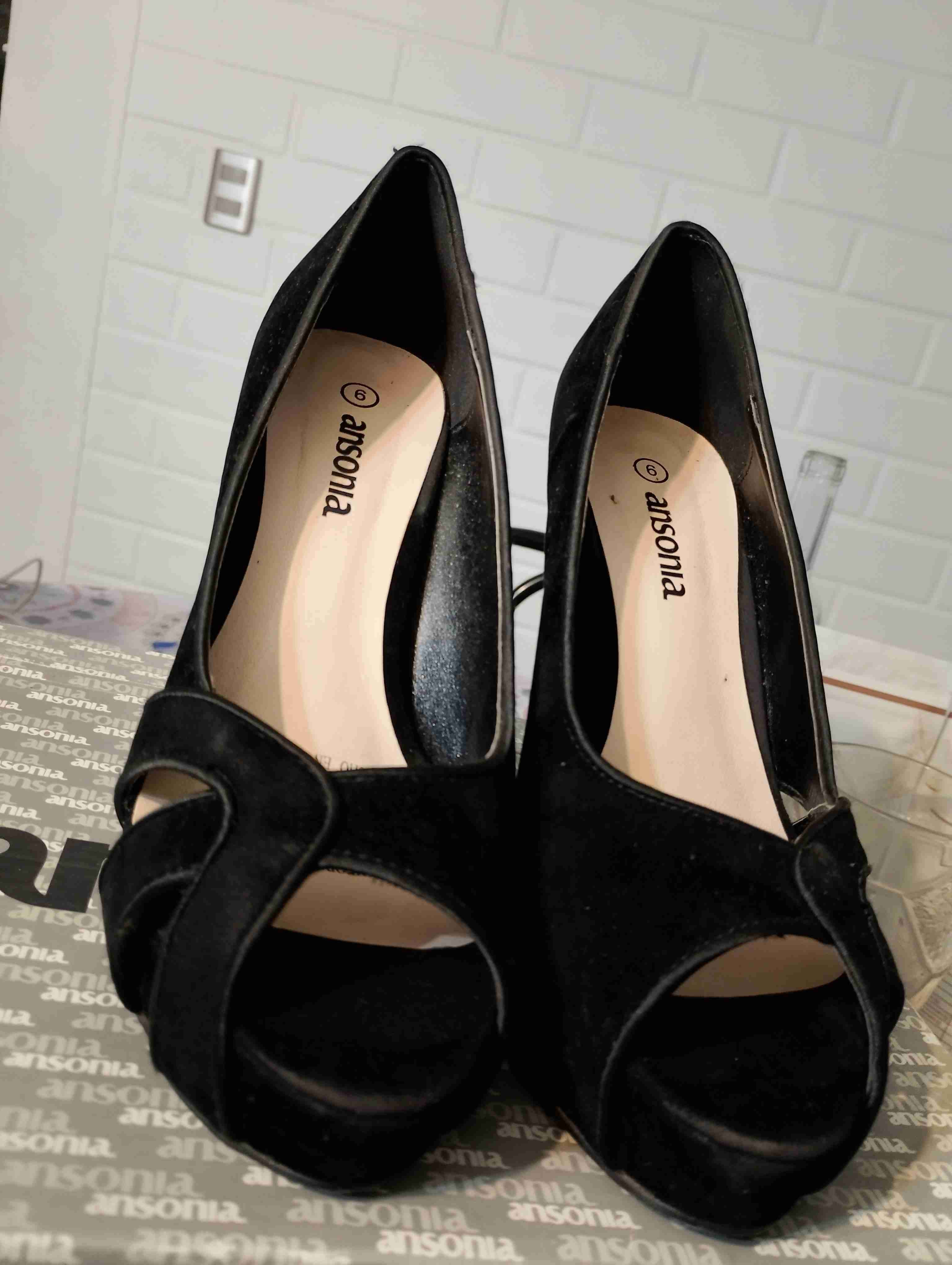 Zapatos de tacón negros Ansonia - miniatura 2