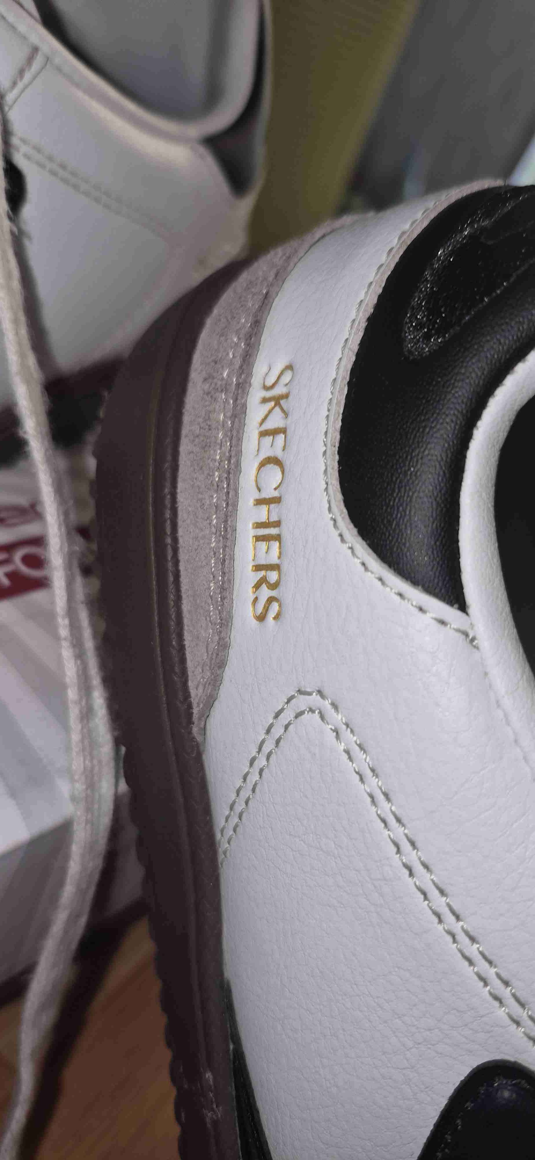 Zapatillas Skechers blancas y negras - miniatura 4