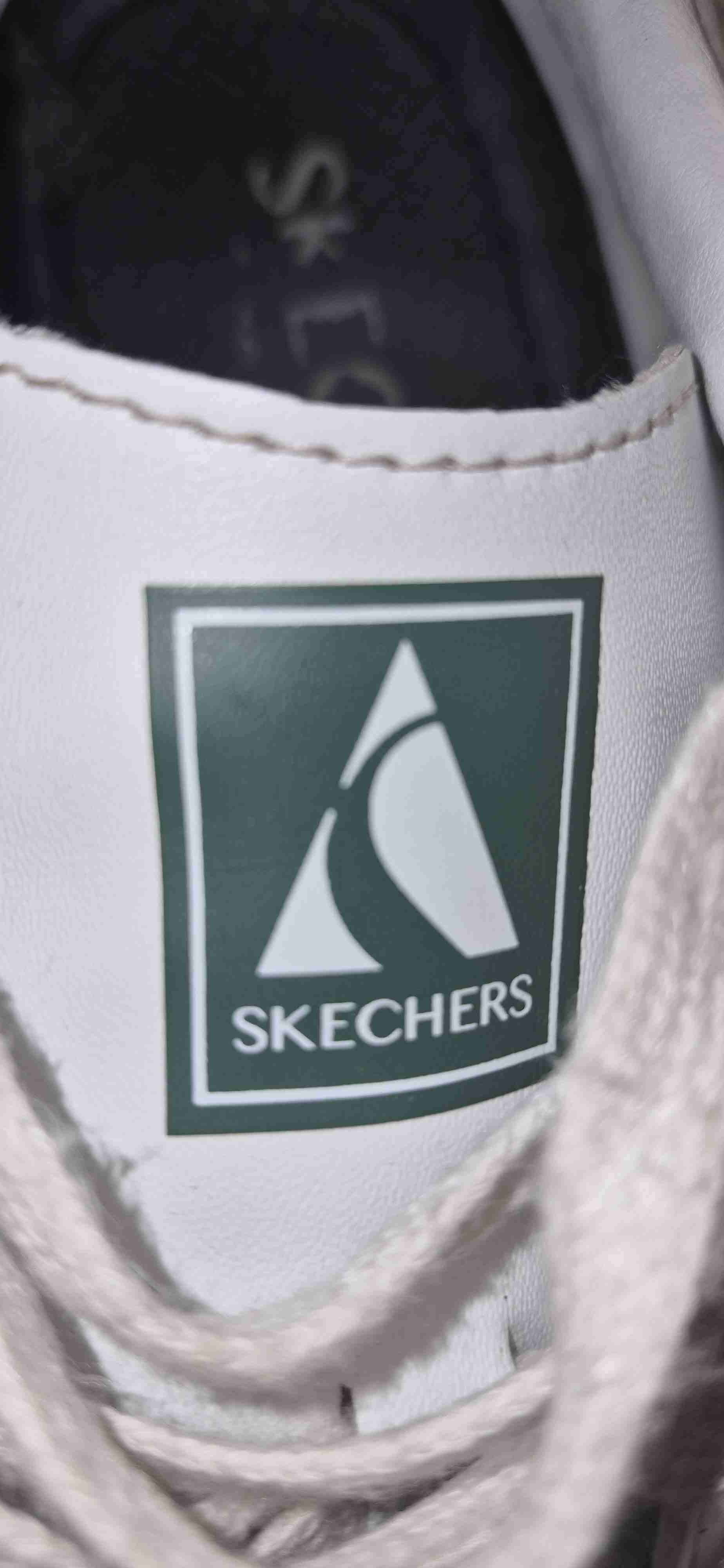 Zapatillas Skechers blancas y negras - miniatura 5