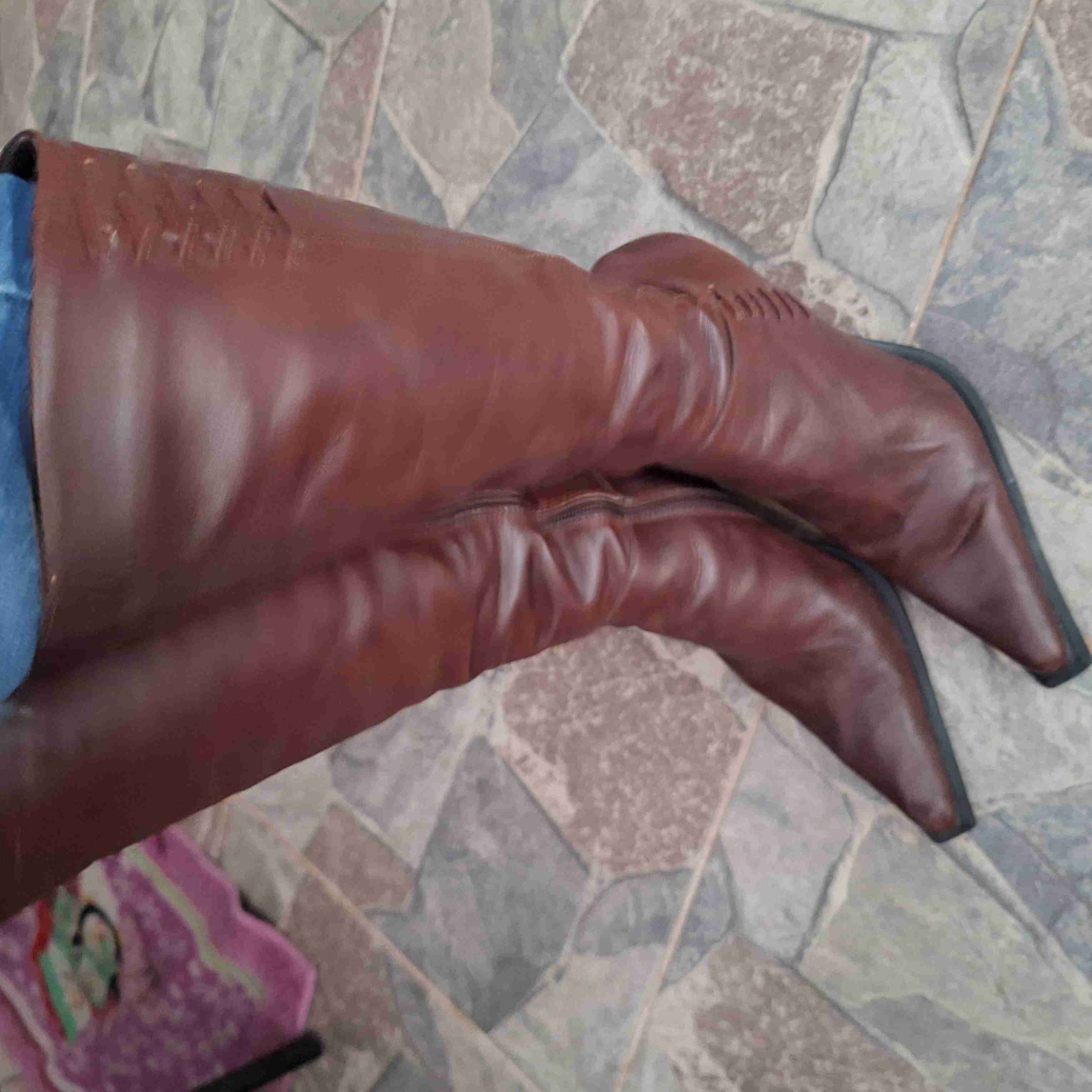 Botas altas de cuero marrón NRO/39 - miniatura 4