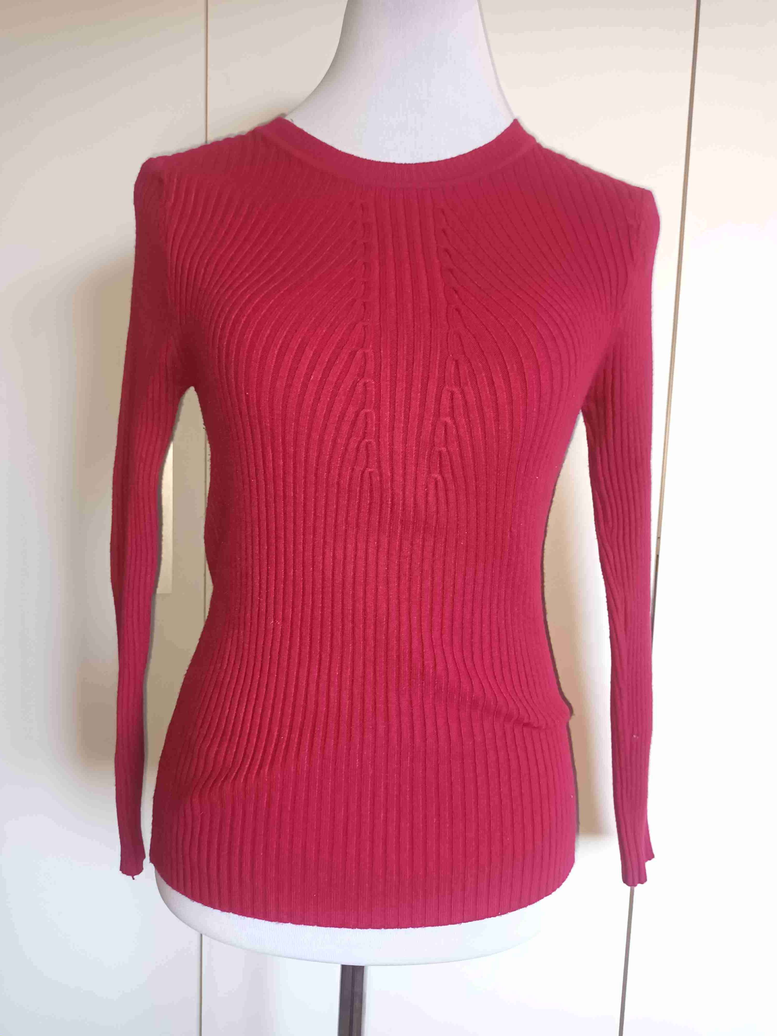 Polerón de punto verde y rojo - miniatura 3