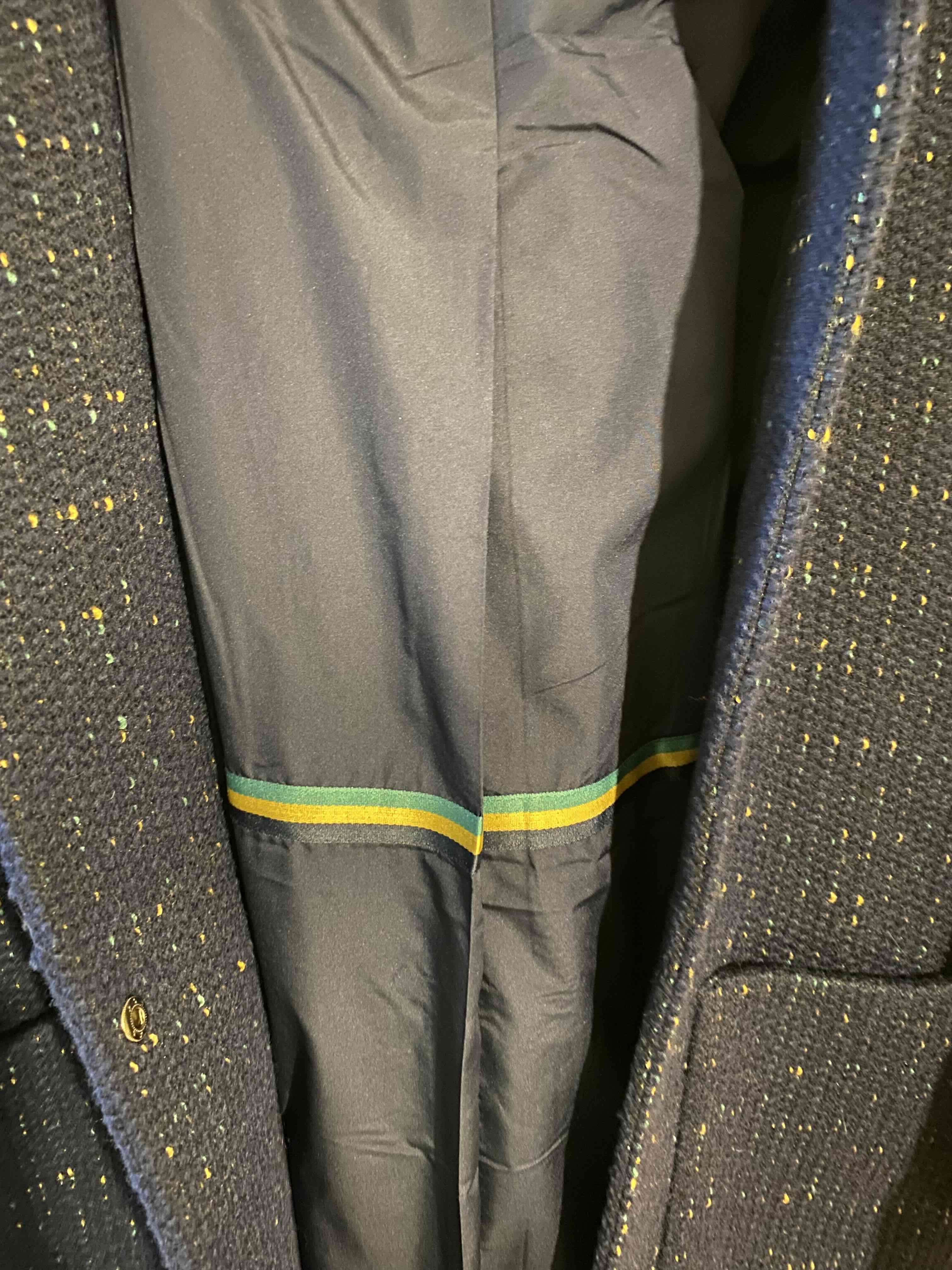 Abrigo azul marca Edc con capucha talla M - miniatura 3