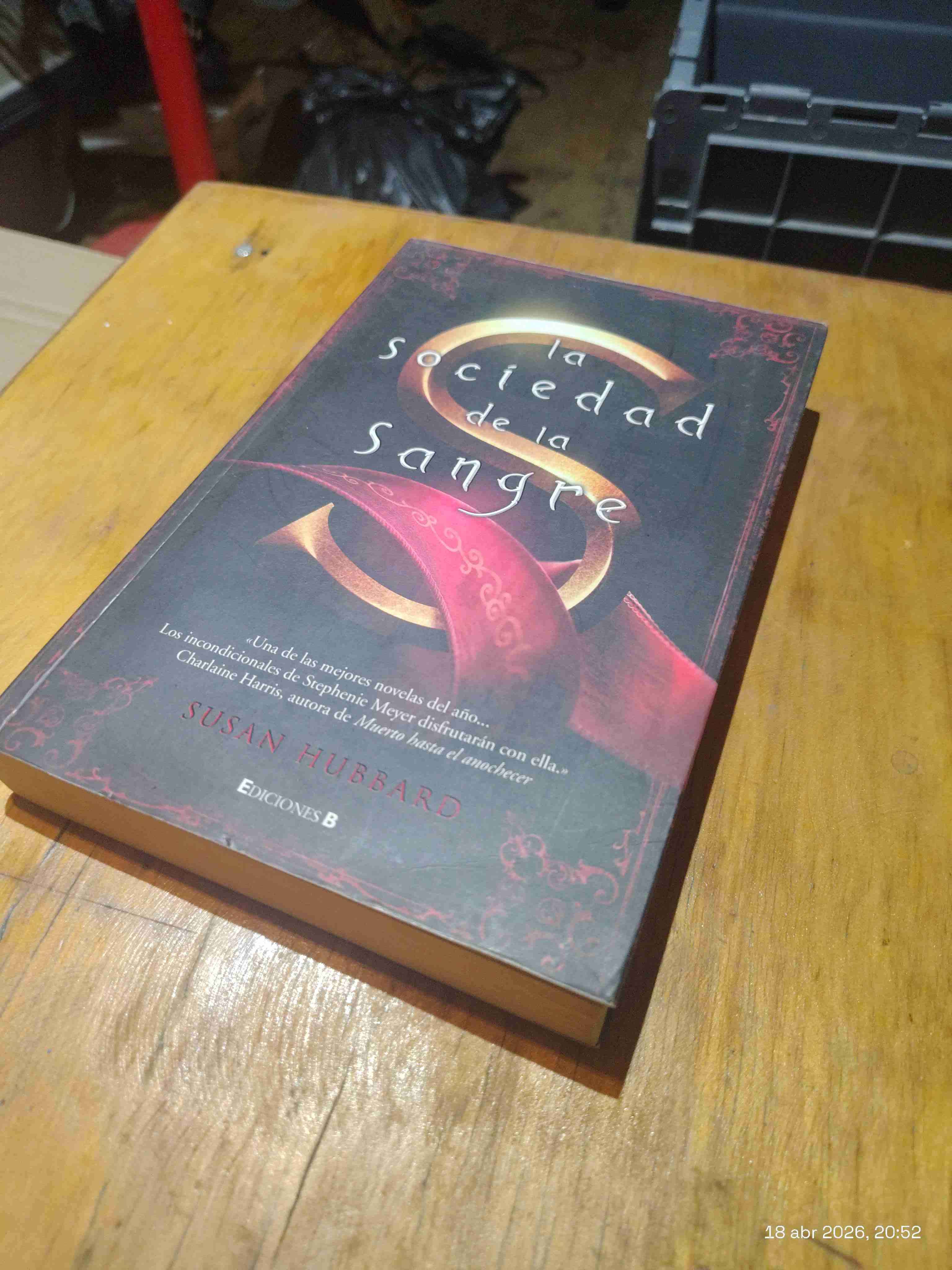 Libro 'La Sociedad de la Sangre'