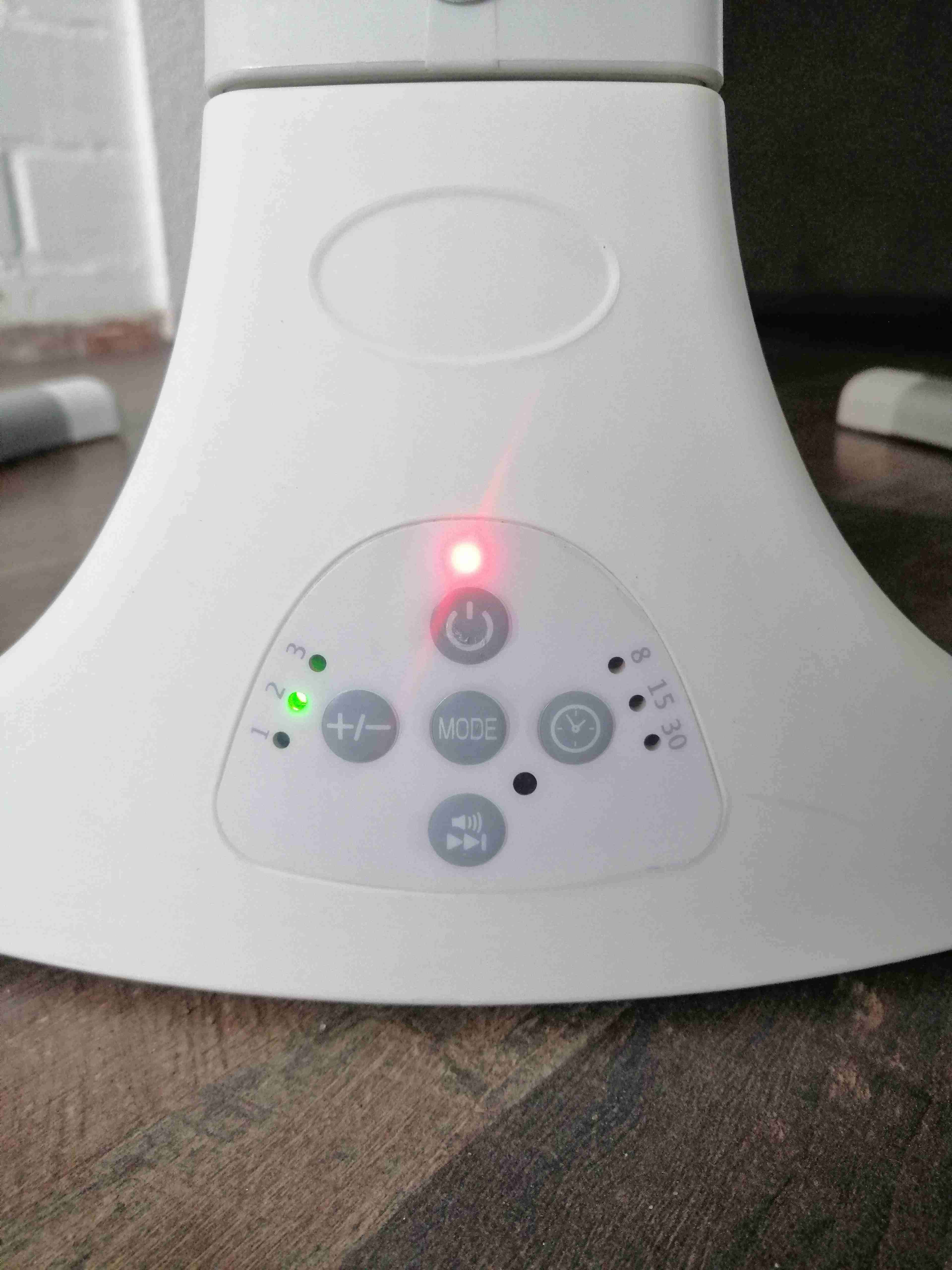 Cuna mecedora gris con toldo - miniatura 4