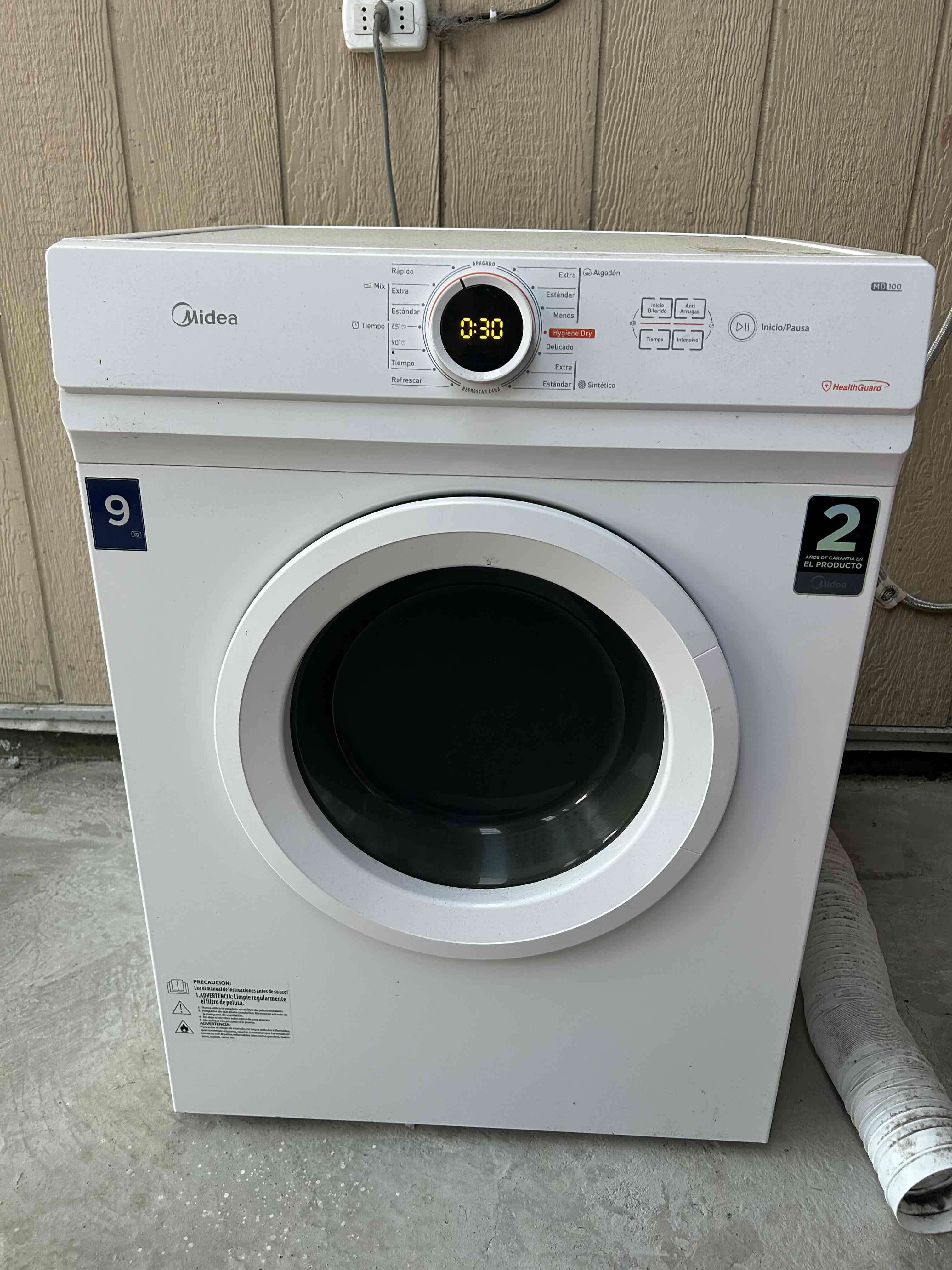 Secadora Midea 9kg blanca - miniatura 1
