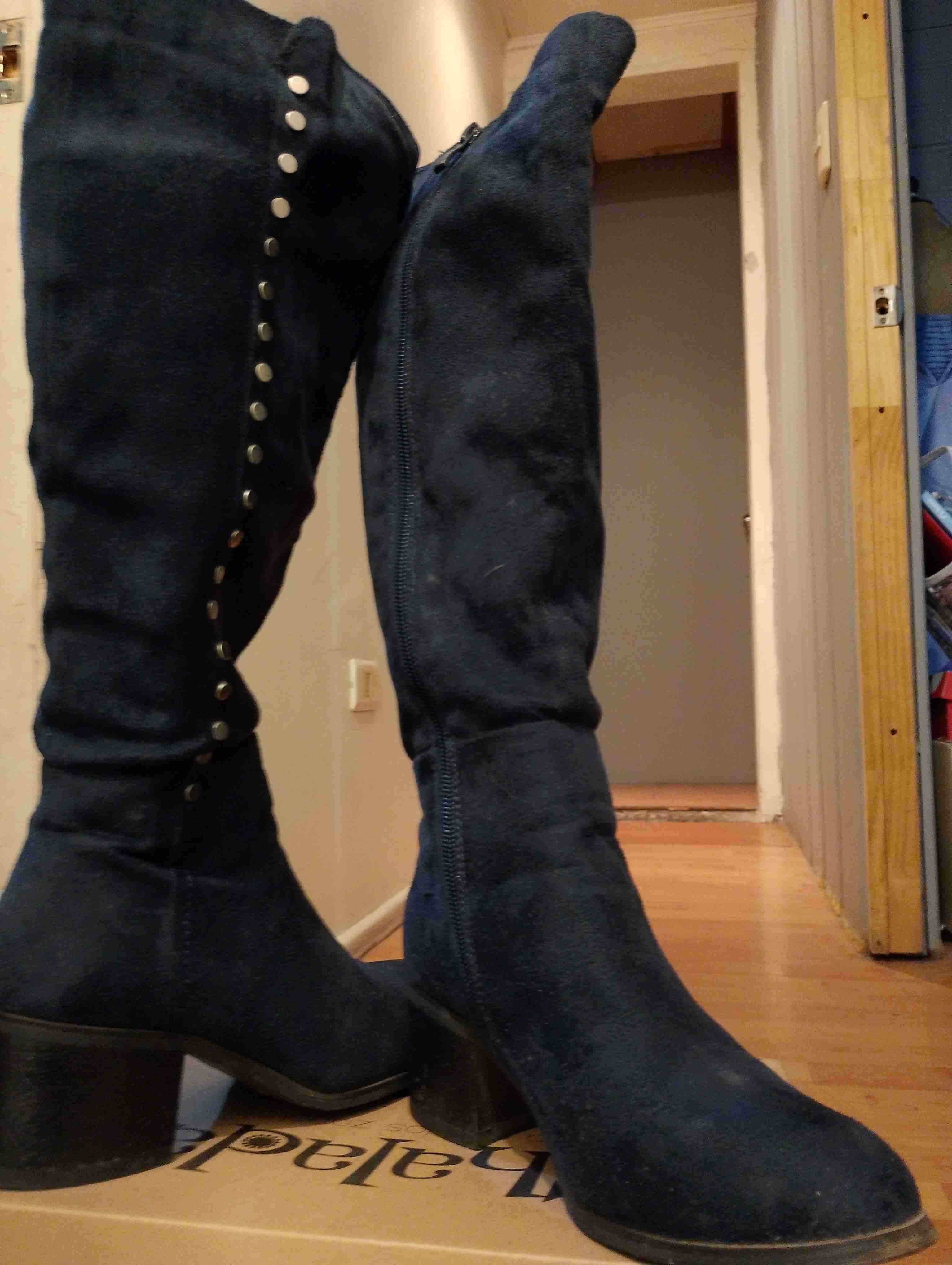 Botas altas azul marino - miniatura 1