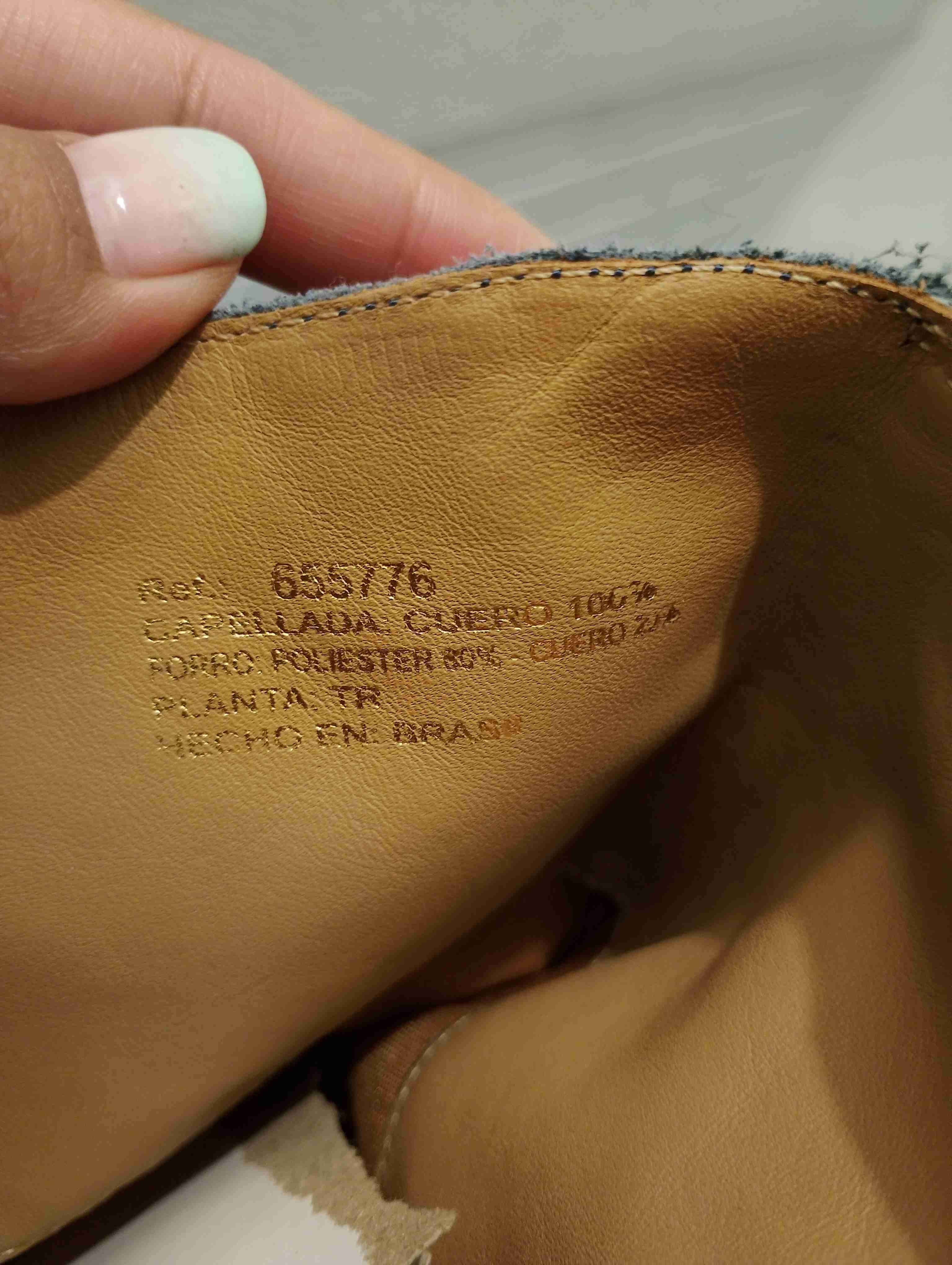 Botas altas de gamuza celeste - miniatura 3