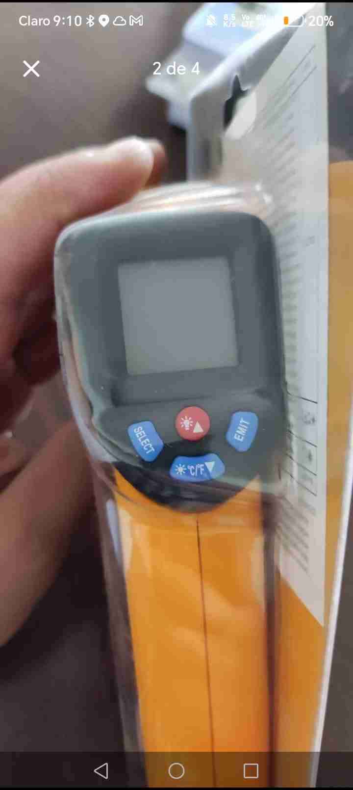 Termómetro infrarrojo Zotek GM320 - miniatura 3