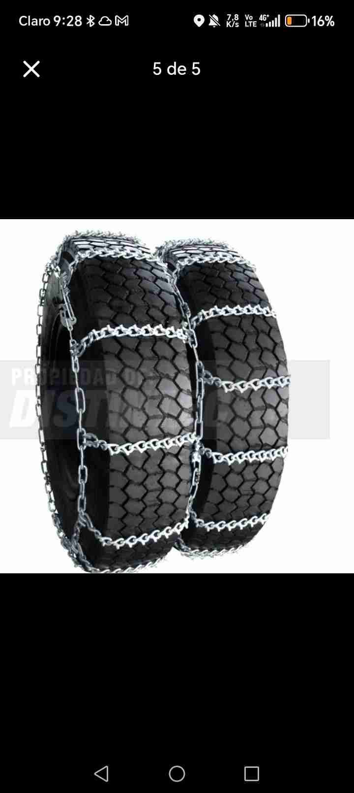 Cadenas para neumáticos - miniatura 1