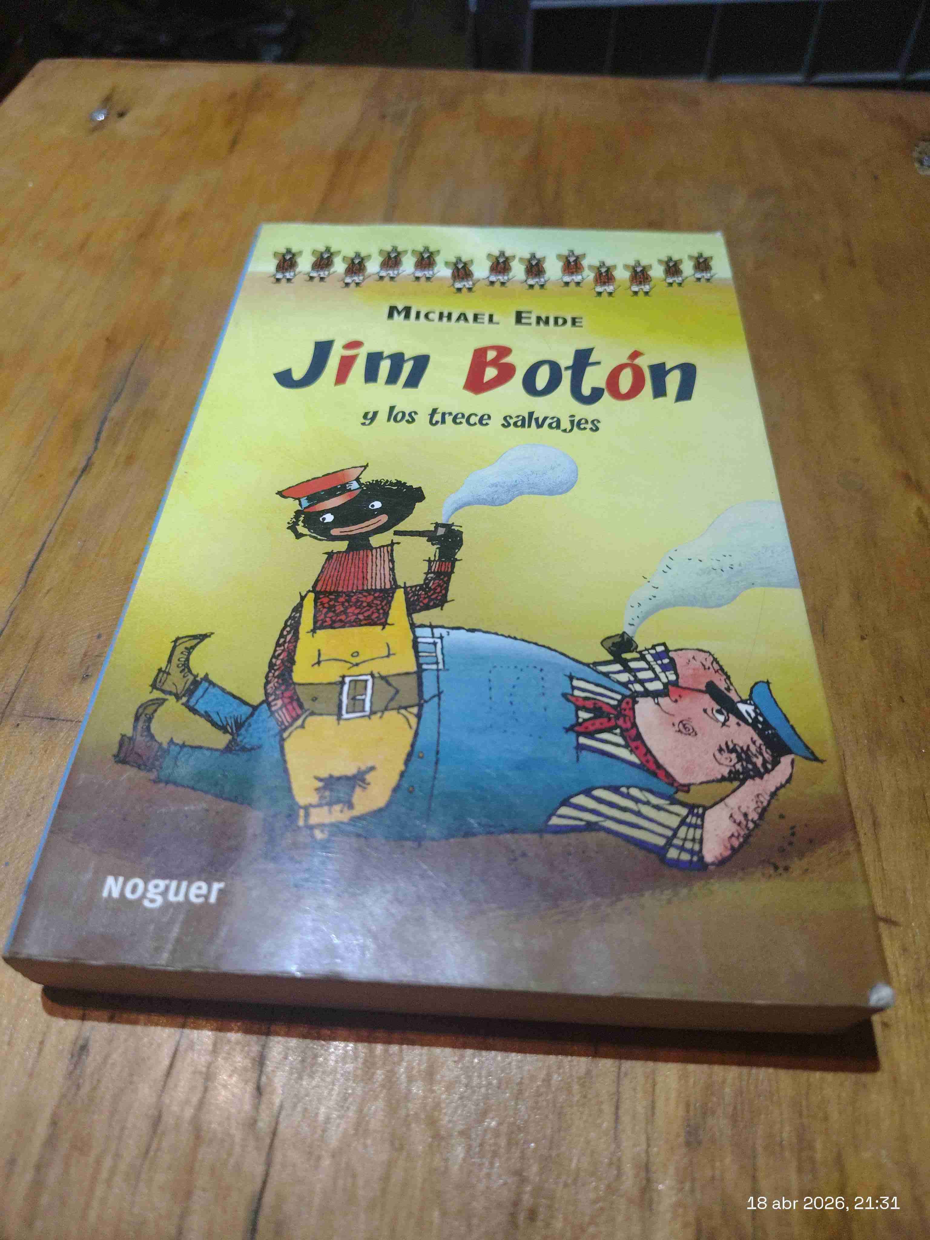 Libro 'Jim Botón y los trece salvajes'