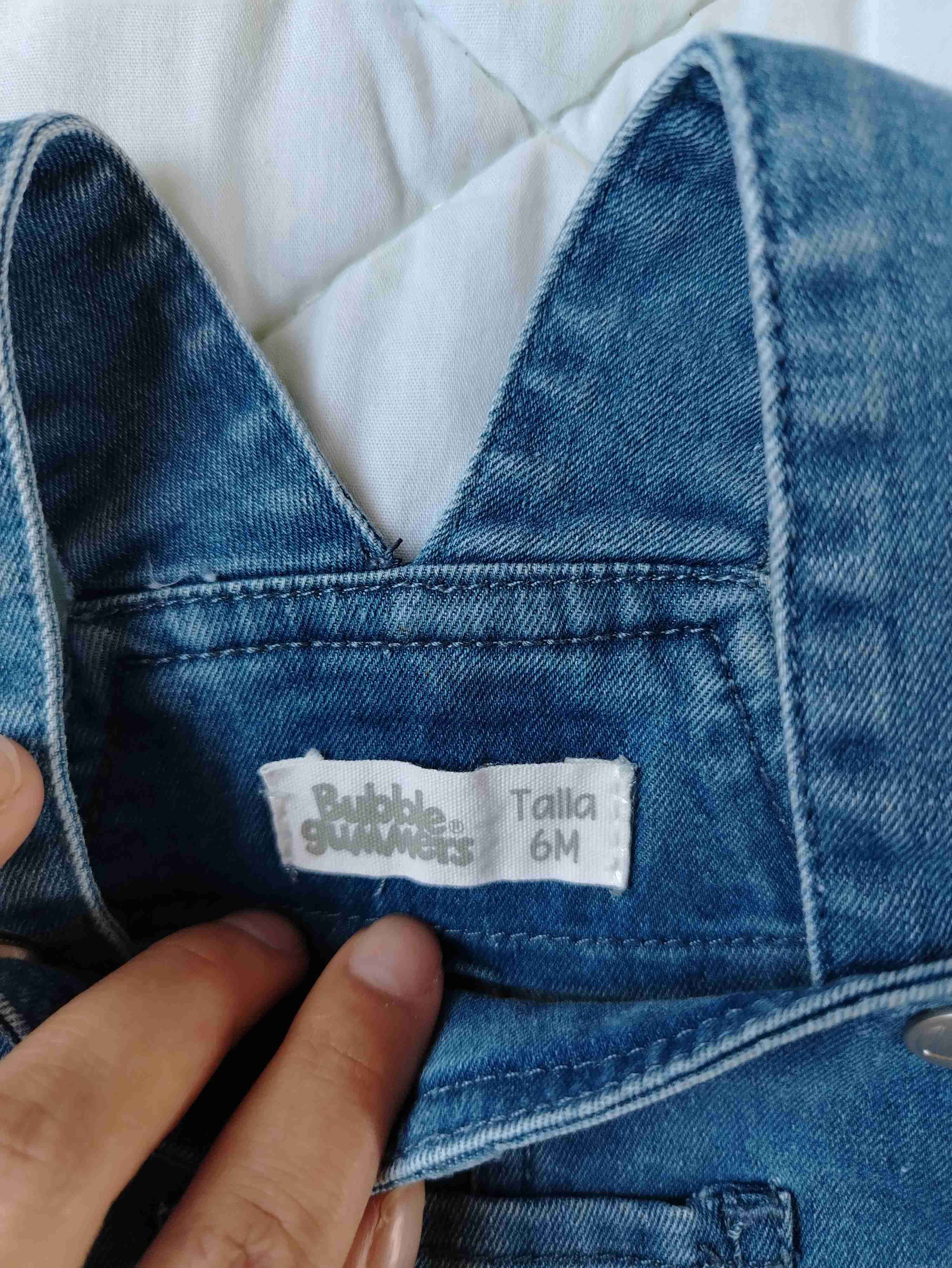 Jardinera de mezclilla 6 meses - miniatura 2