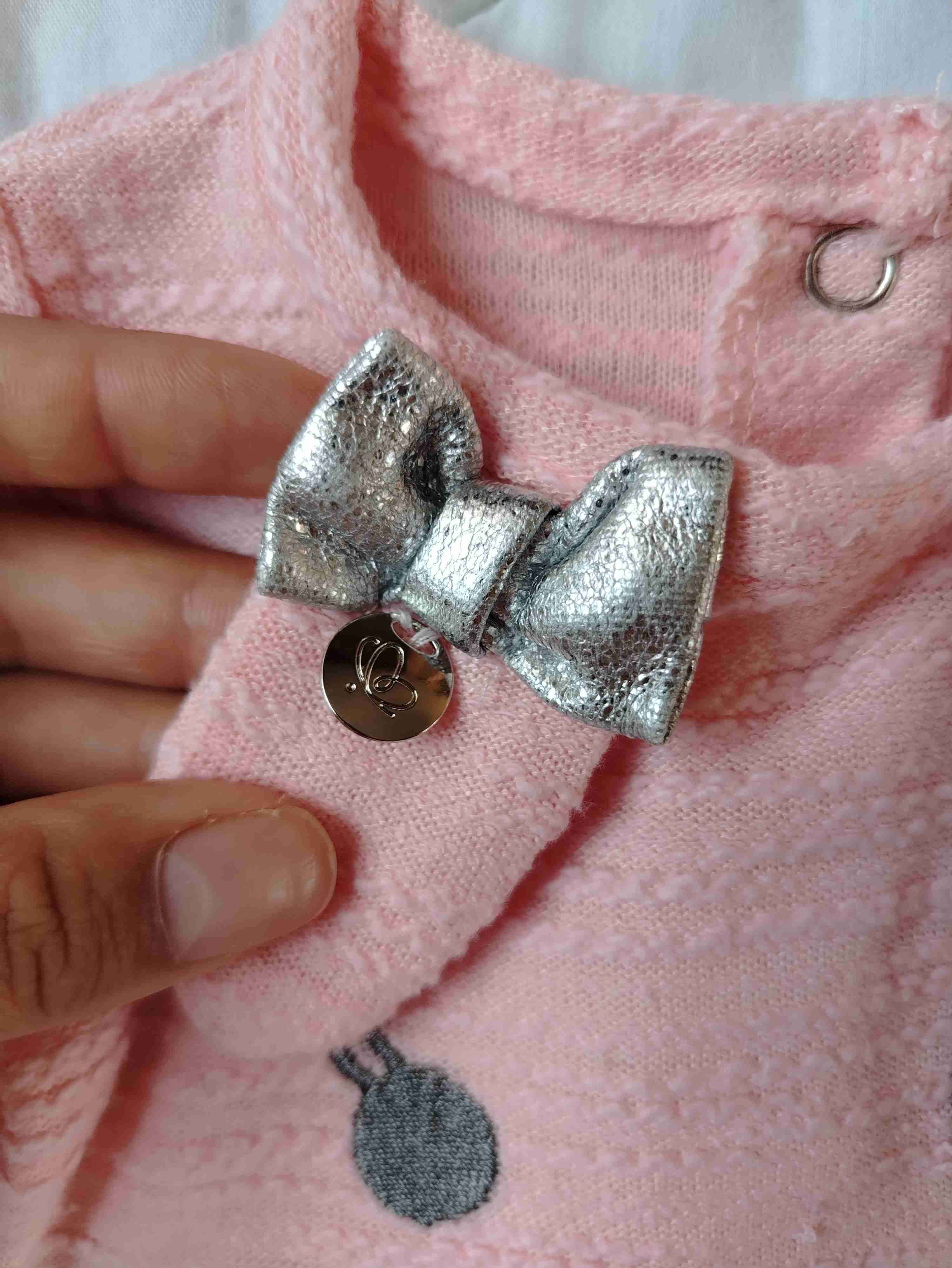 Vestido rosa talla 3 meses - miniatura 4