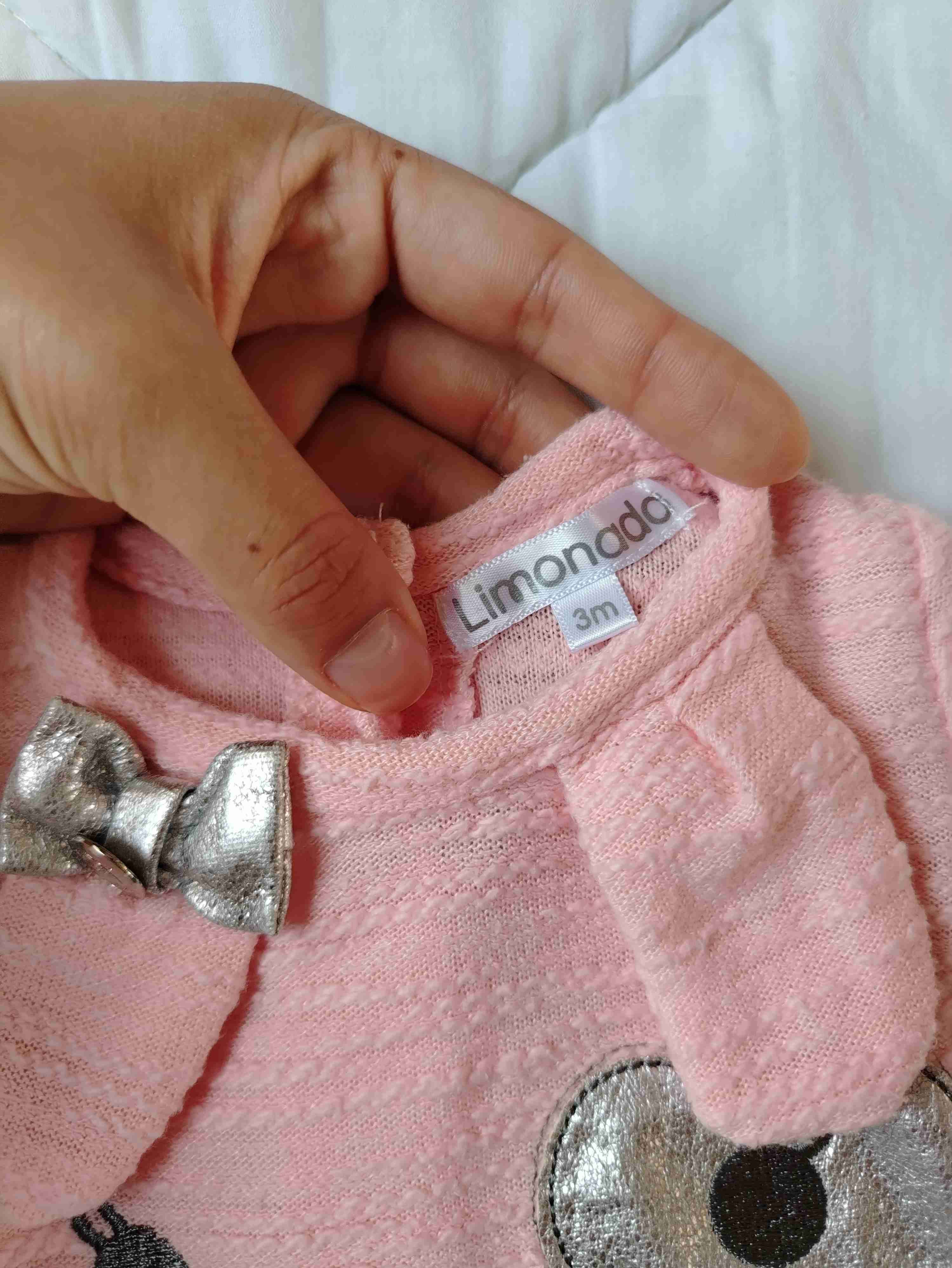 Vestido rosa talla 3 meses - miniatura 5