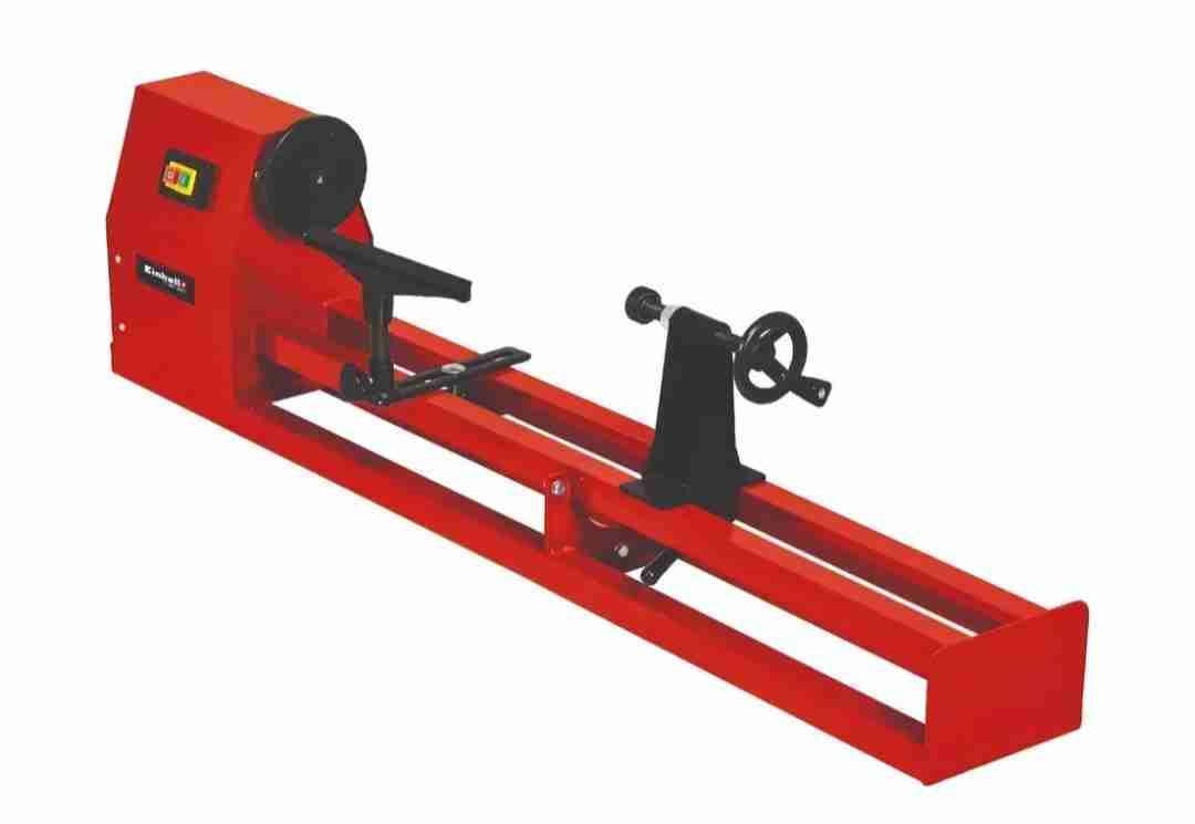 Torno para madera rojo - miniatura 1