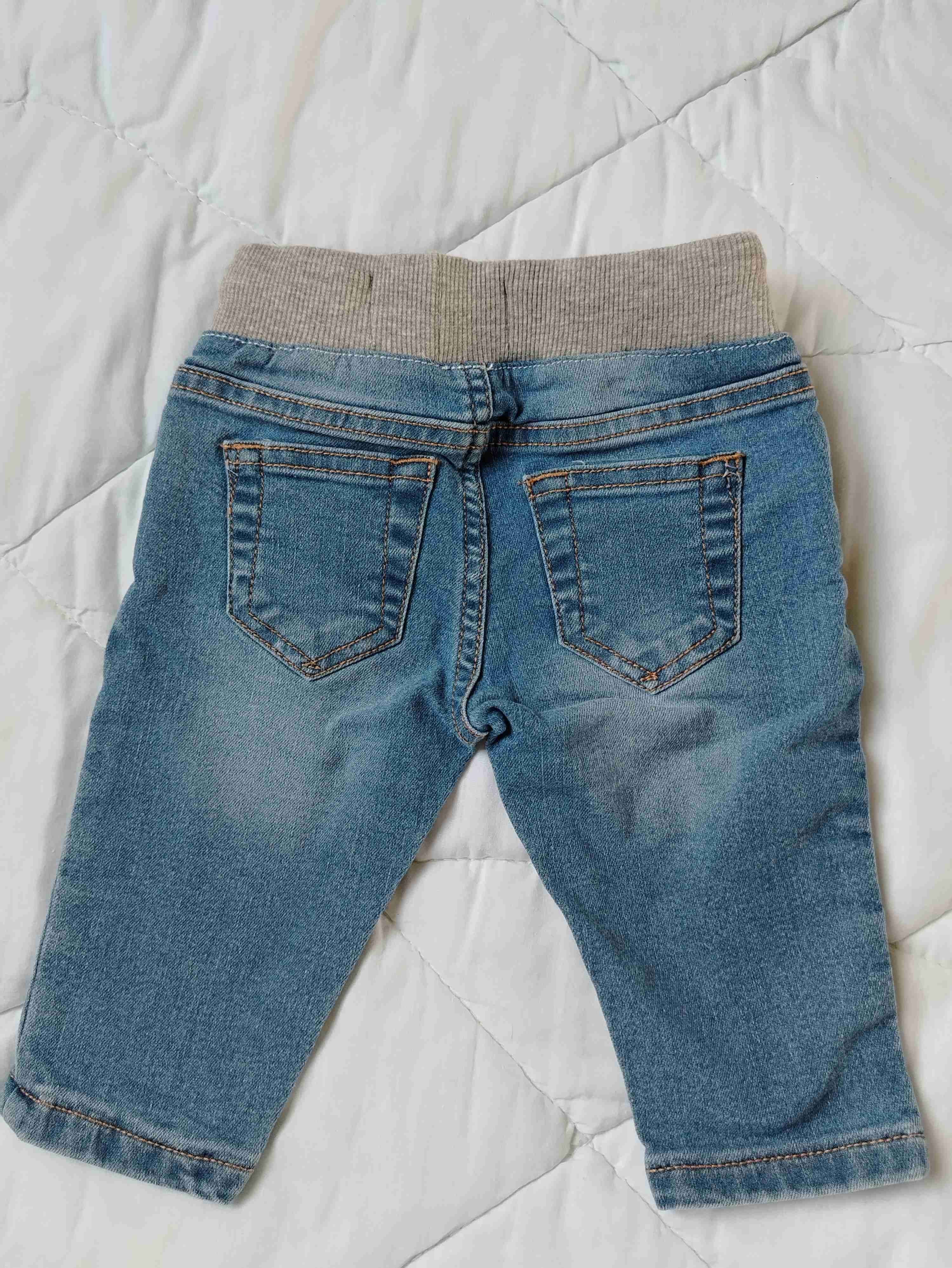 Jeans de bebé con cintura elástica - miniatura 2