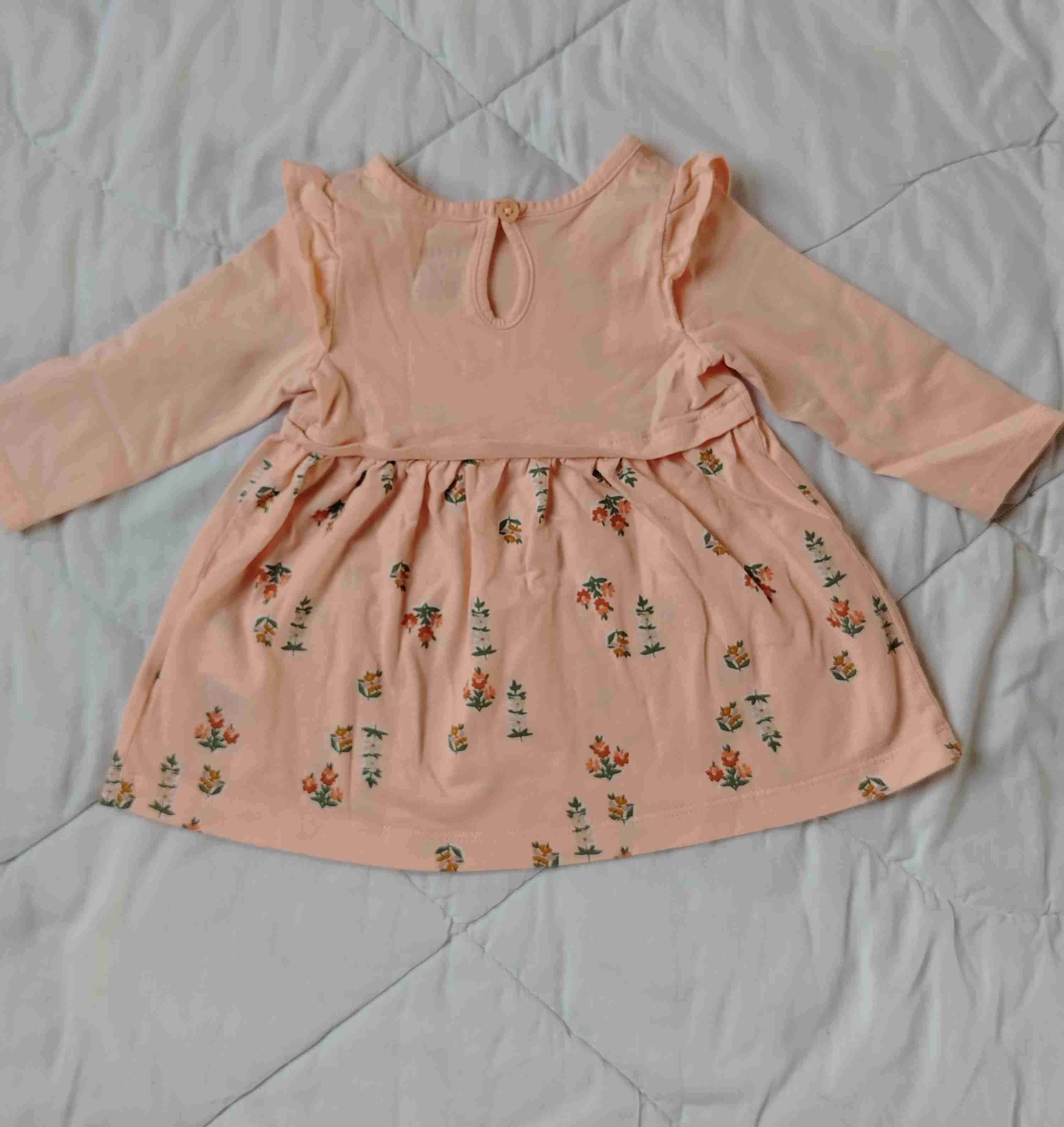 Vestido bebé color salmón - miniatura 2