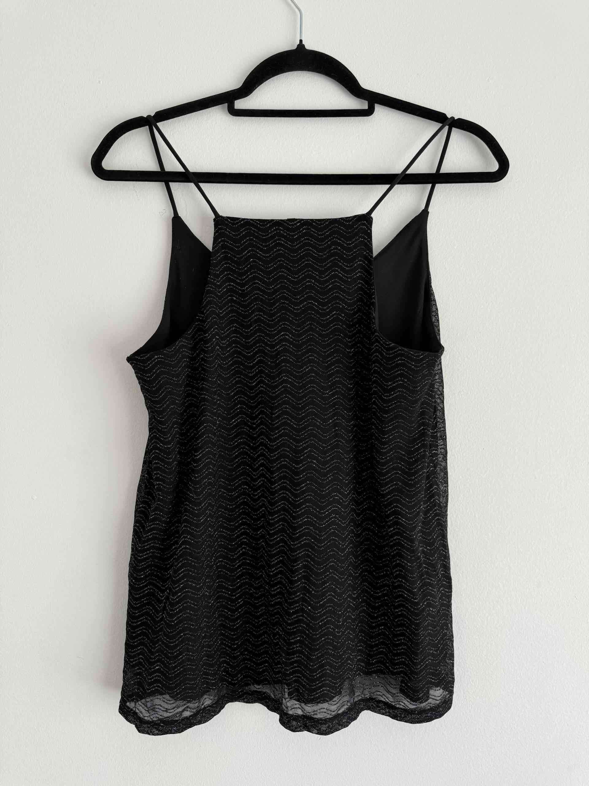 Polera negra de tirantes - miniatura 4