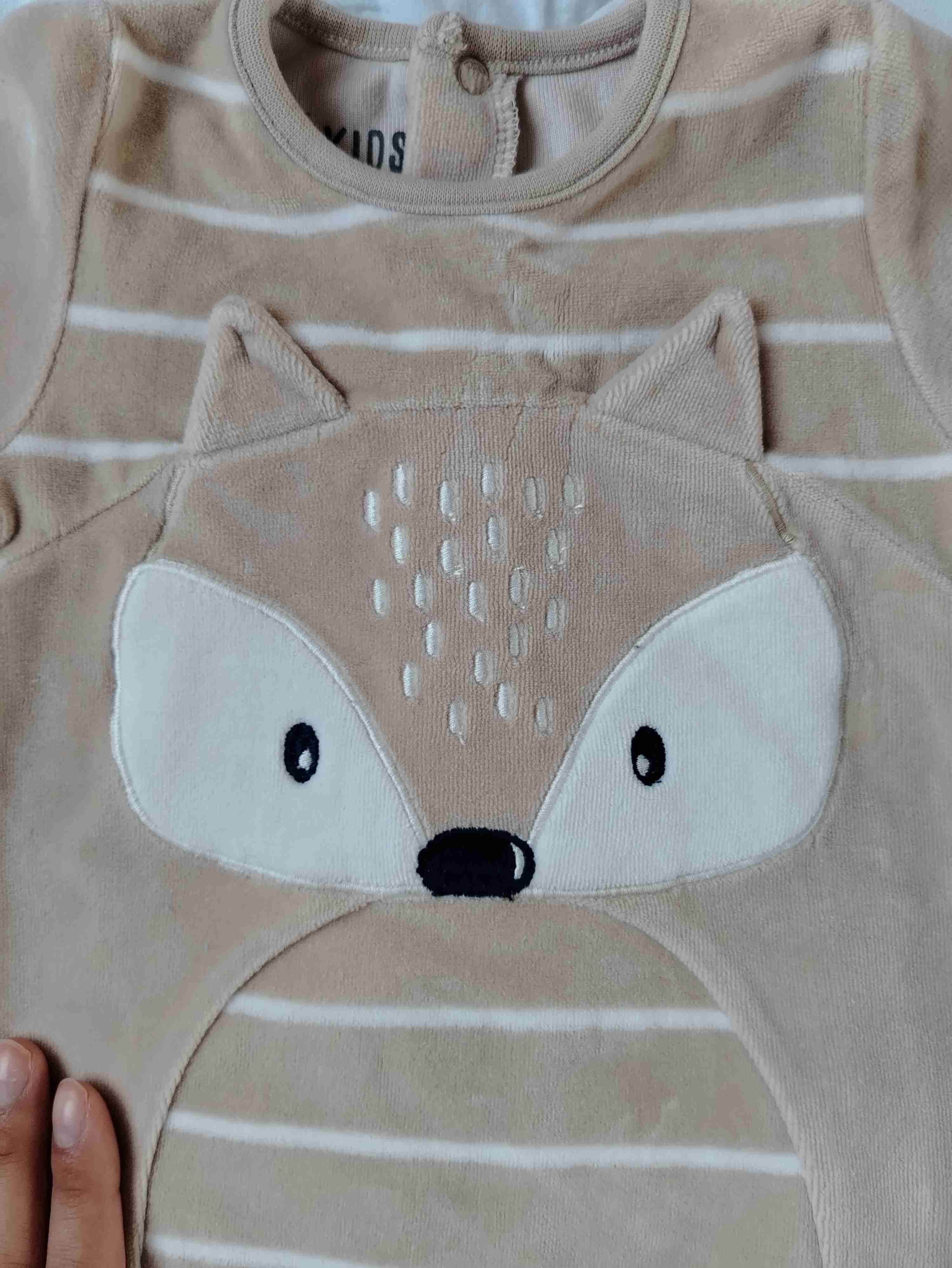 Pijama bebé con diseño de zorro - miniatura 3