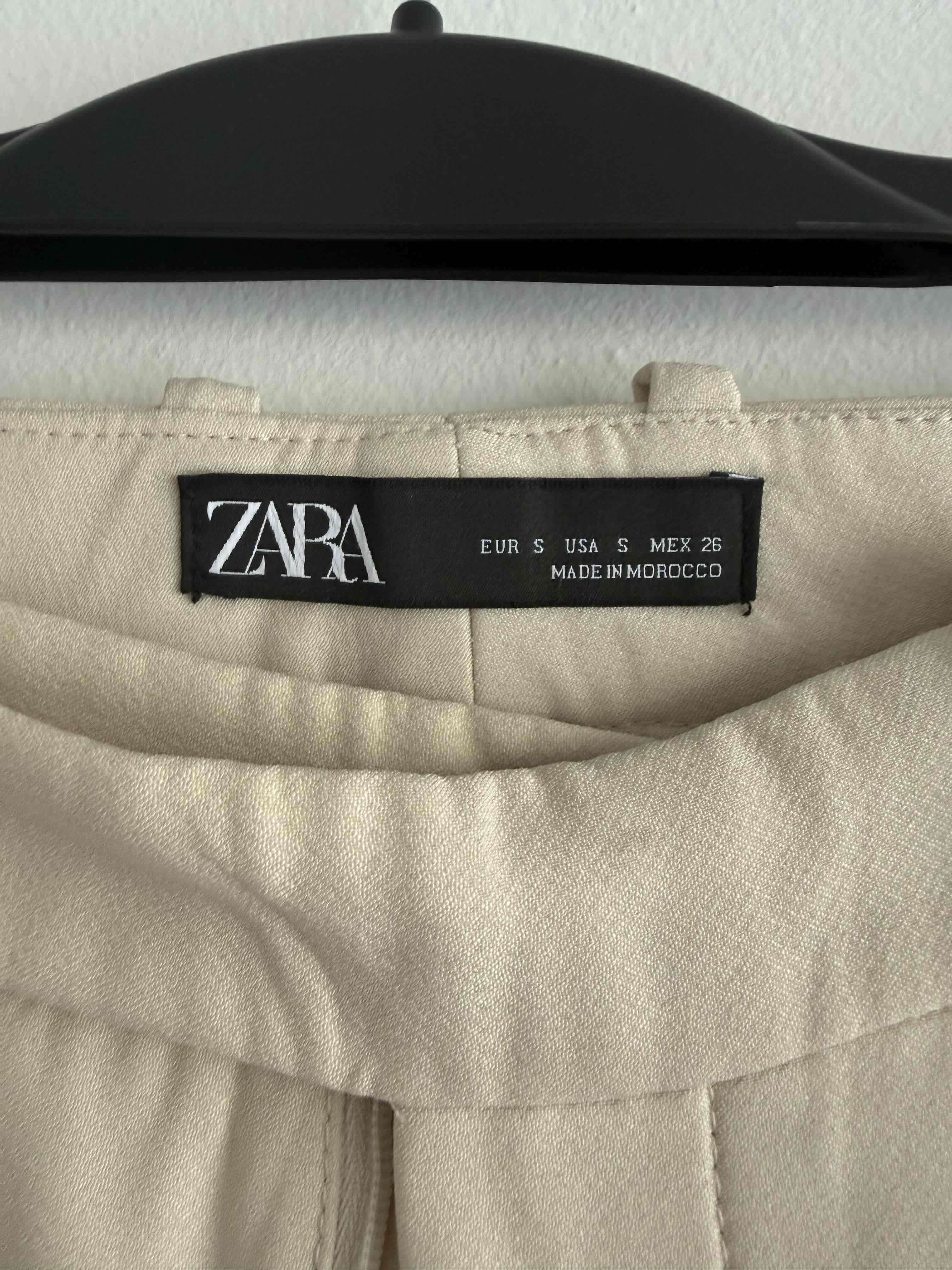 Shorts beige de vestir Zara - miniatura 3