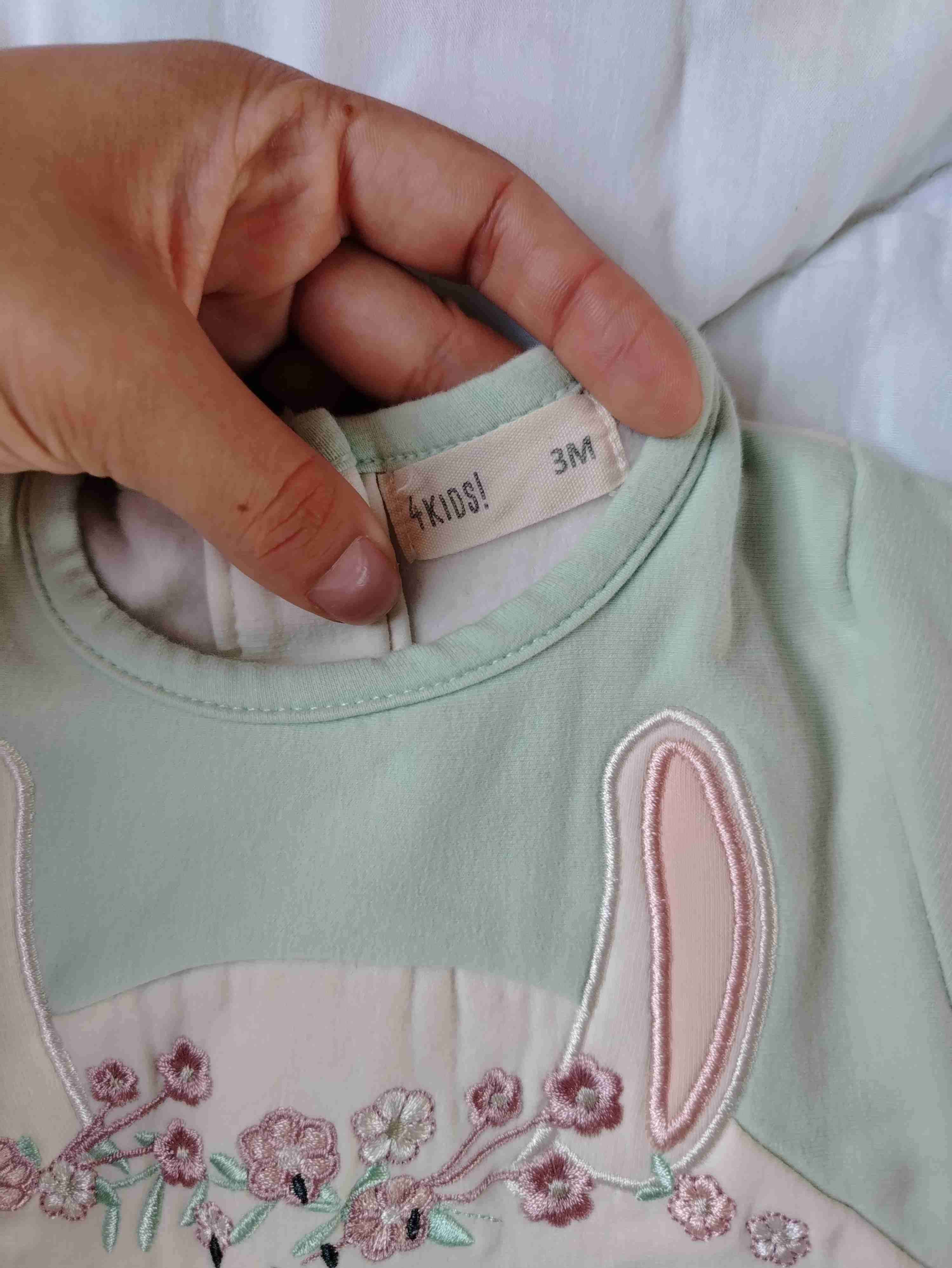 Enterito bebé verde con diseño - miniatura 3