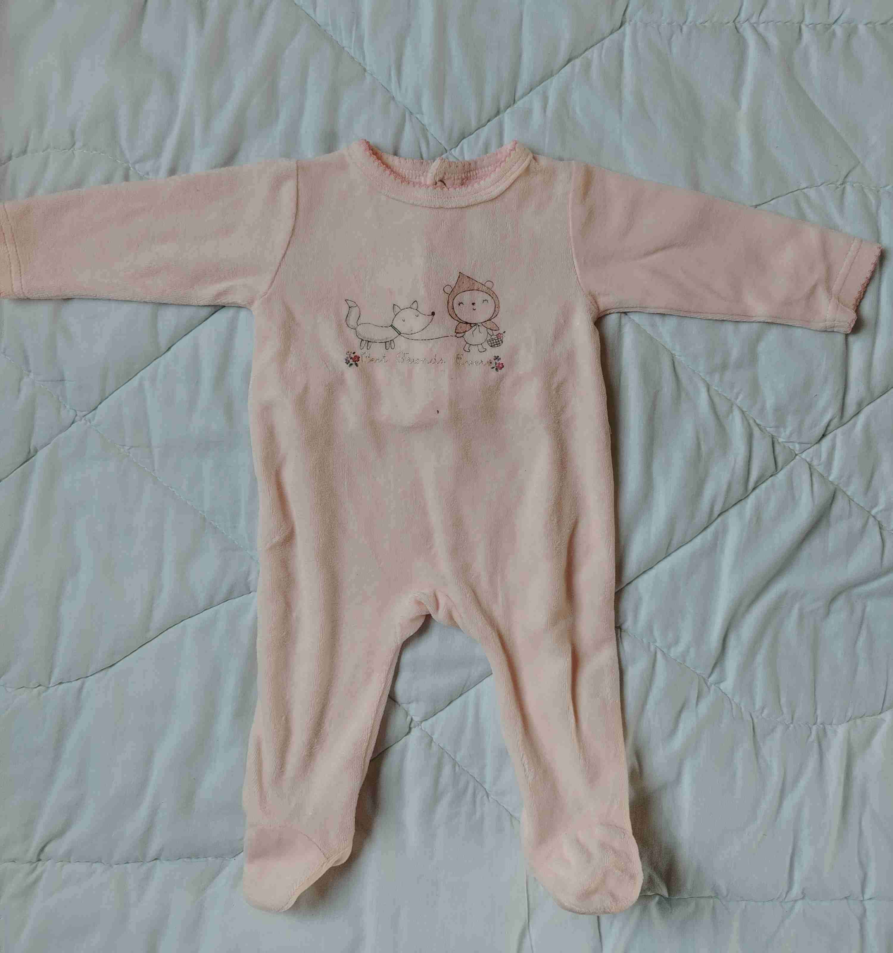 Pijama rosa para bebé - miniatura 1