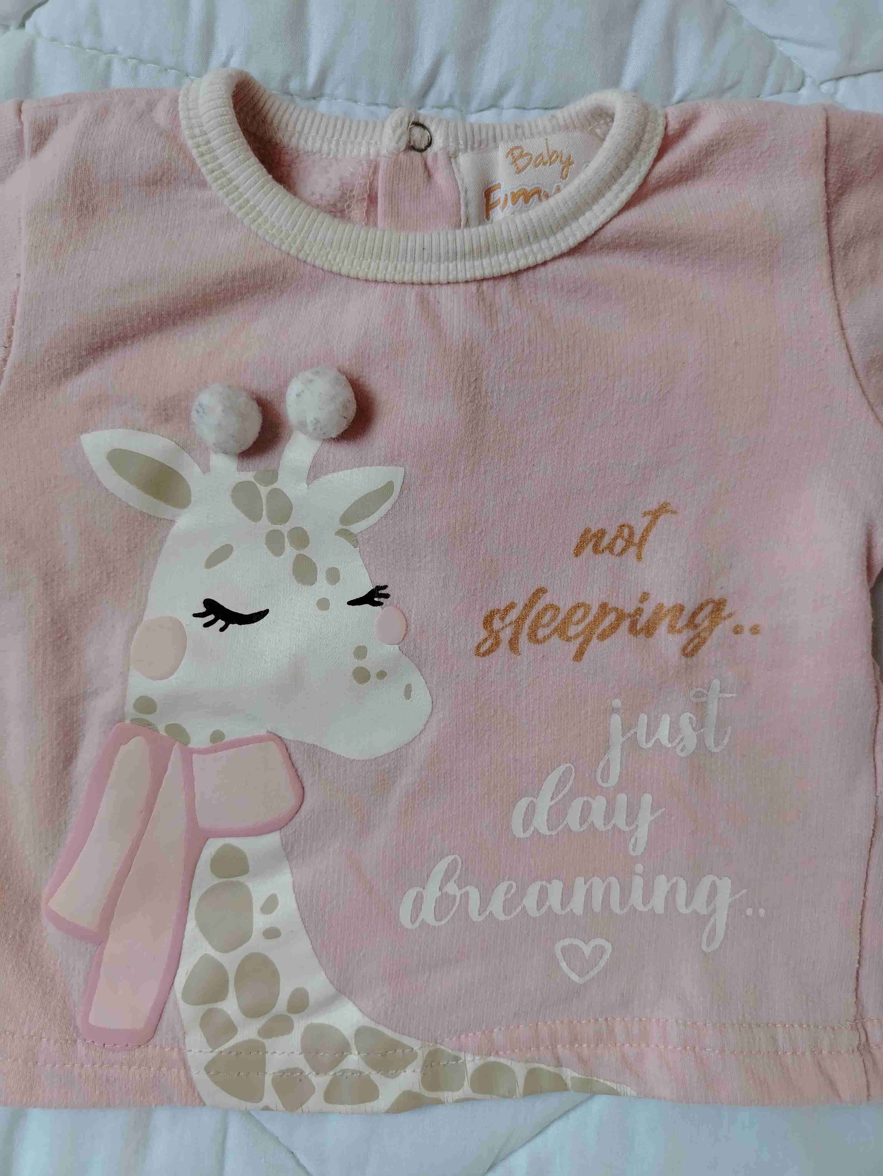 Polerón bebé jirafa rosado - miniatura 3