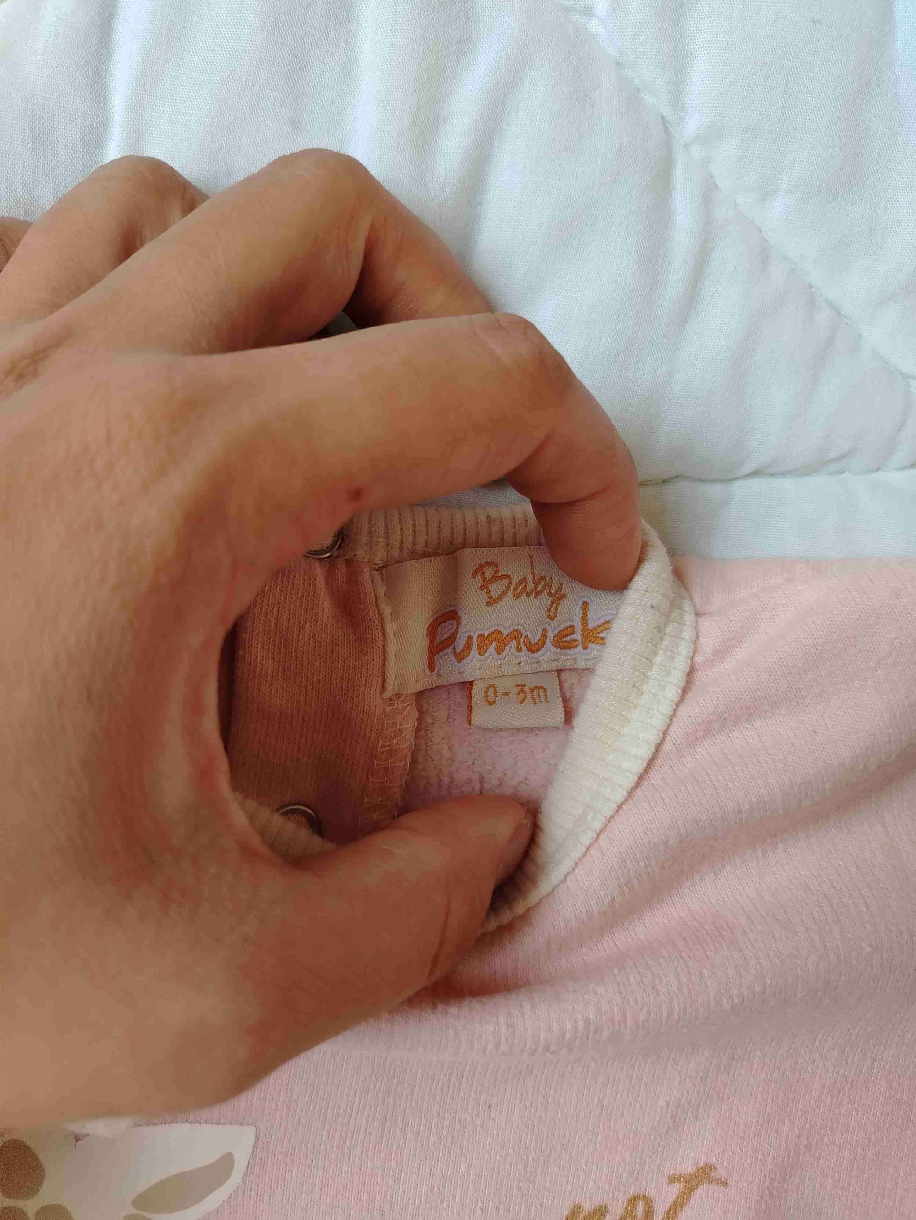 Polerón bebé jirafa rosado - miniatura 5