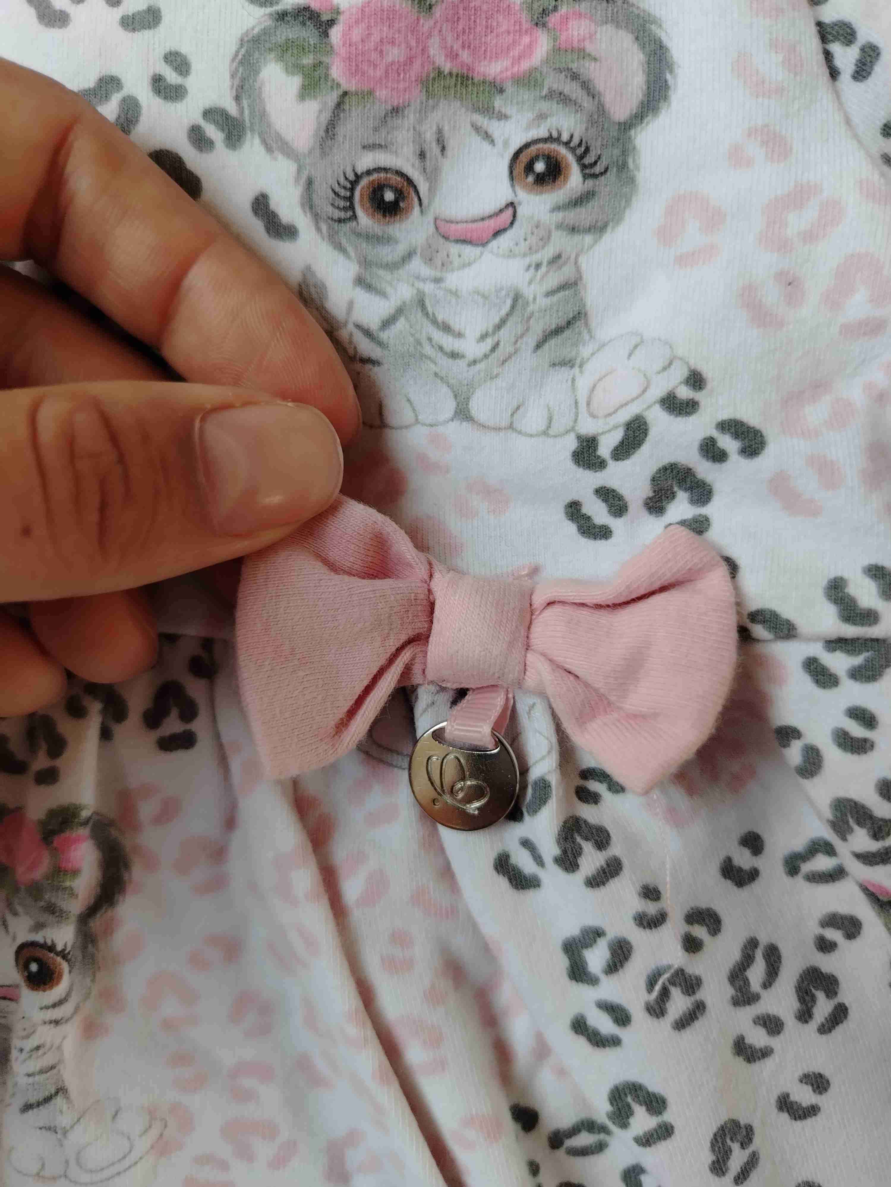 Vestido bebé estampado animal print - miniatura 2