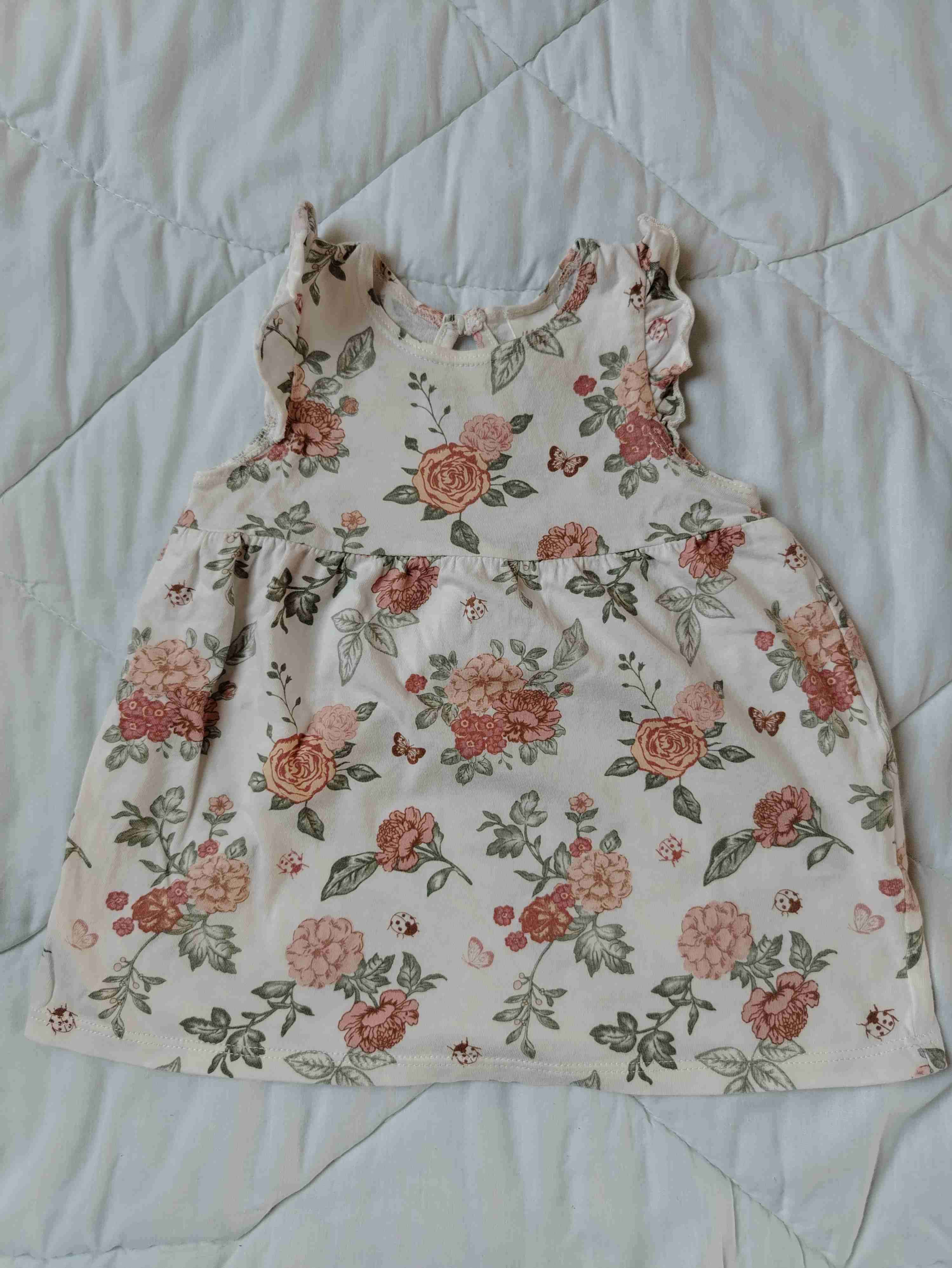 Vestido de bebé floral - miniatura 1