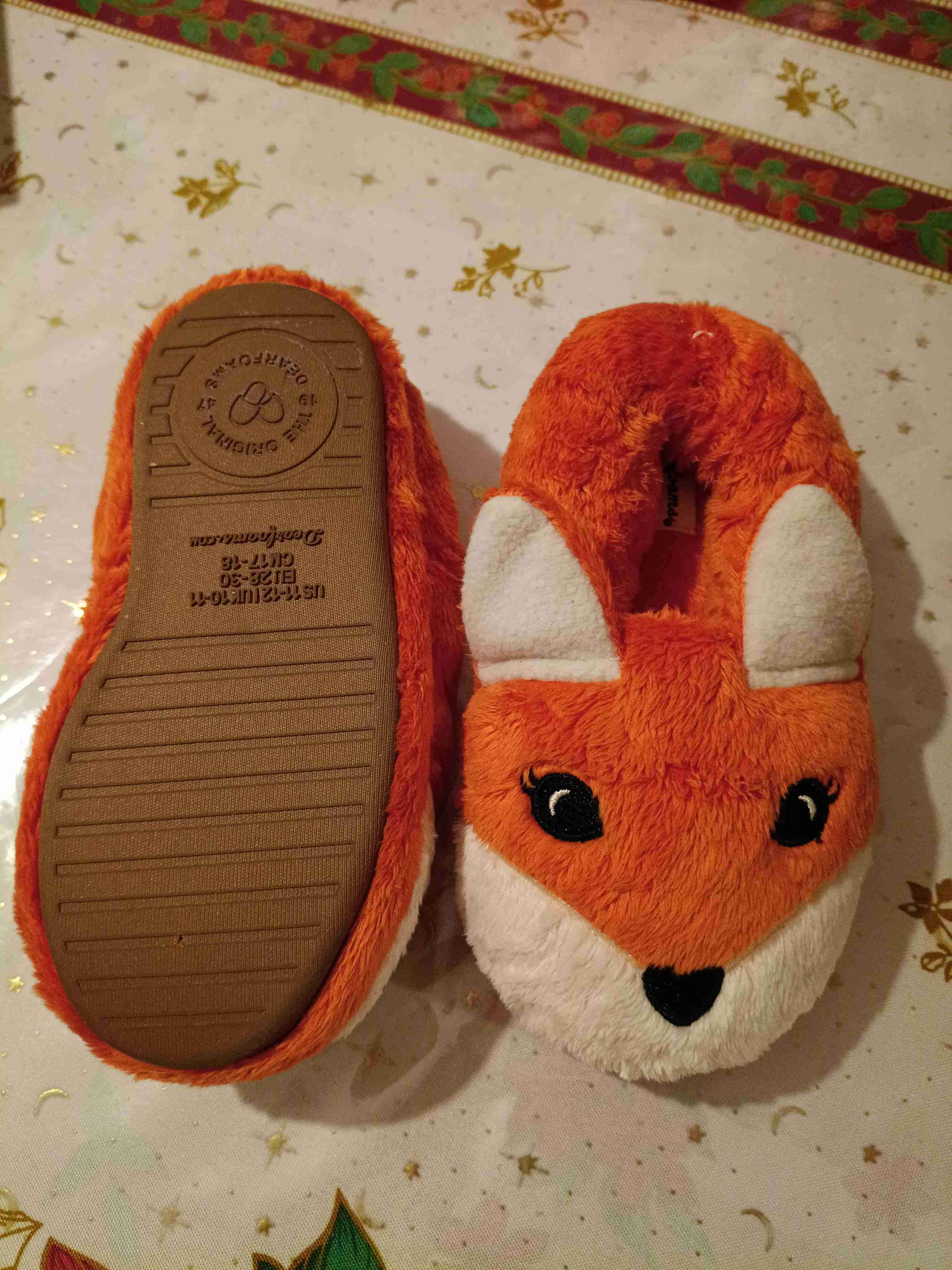 Pantuflas peluche zorro - miniatura 1