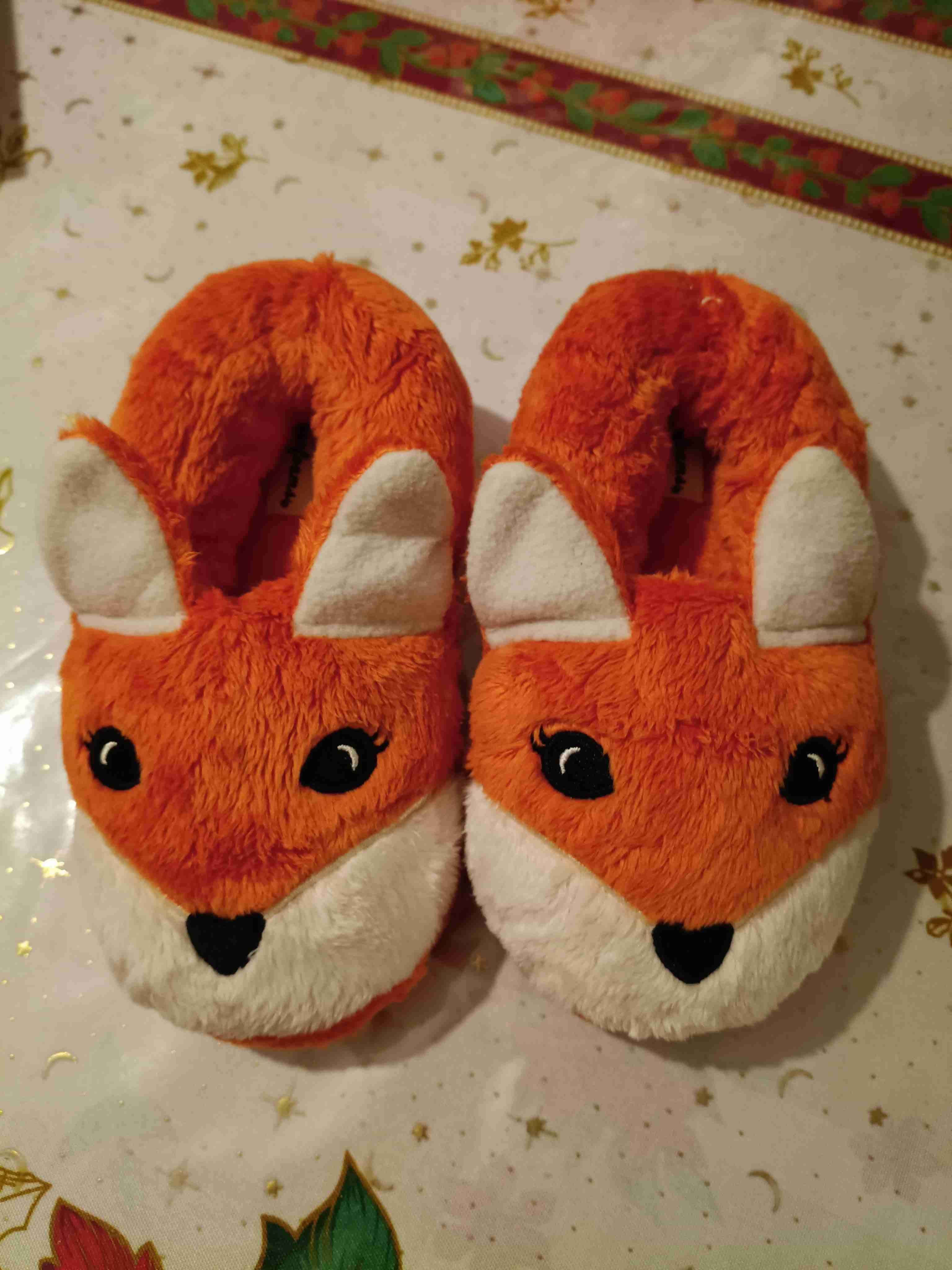 Pantuflas peluche zorro - miniatura 2
