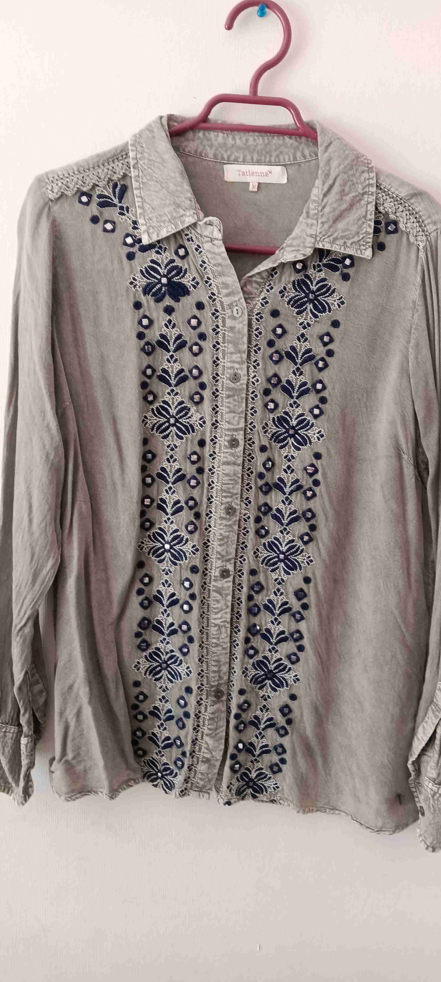 Chaqueta abierta gris elegante - miniatura 4