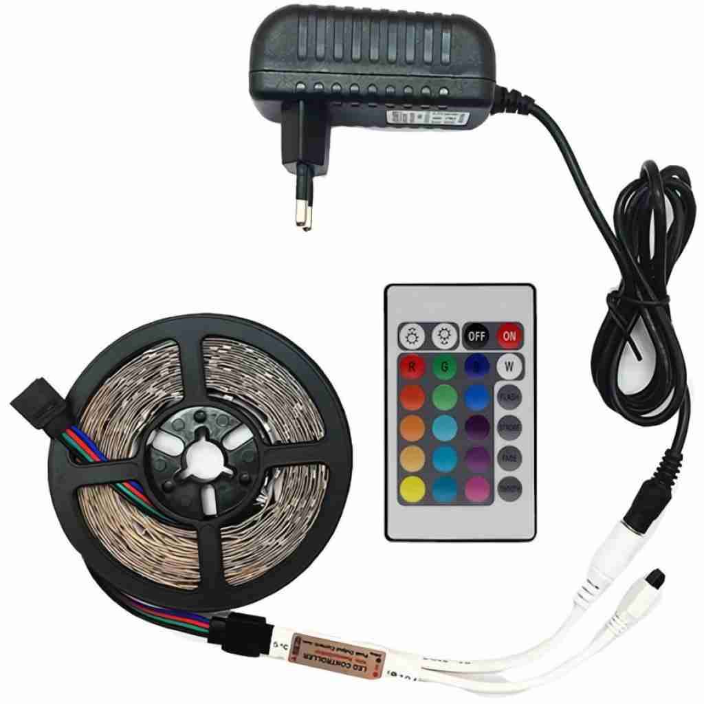 Tira LED con control remoto 📺🎨📡 - miniatura 1