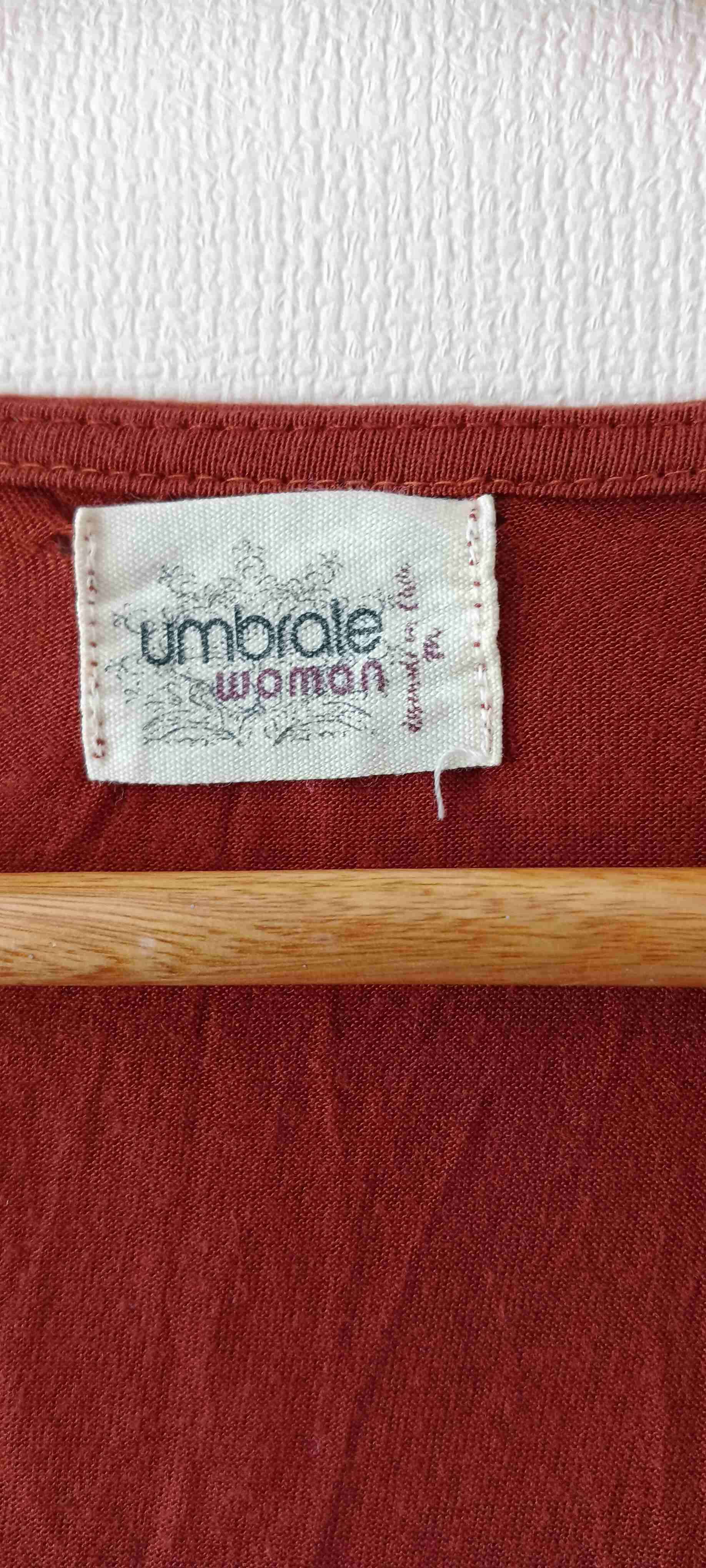 Blusa sin mangas terracota con lentejuelas - miniatura 3