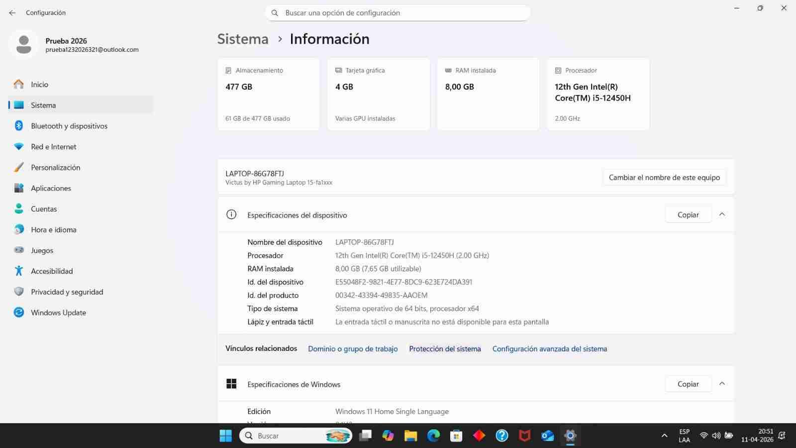 HP Notebook Gamer - miniatura 5