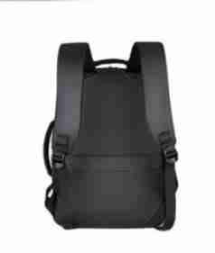 Mochila  ejecutiva impermeable negra para laptop - miniatura 5