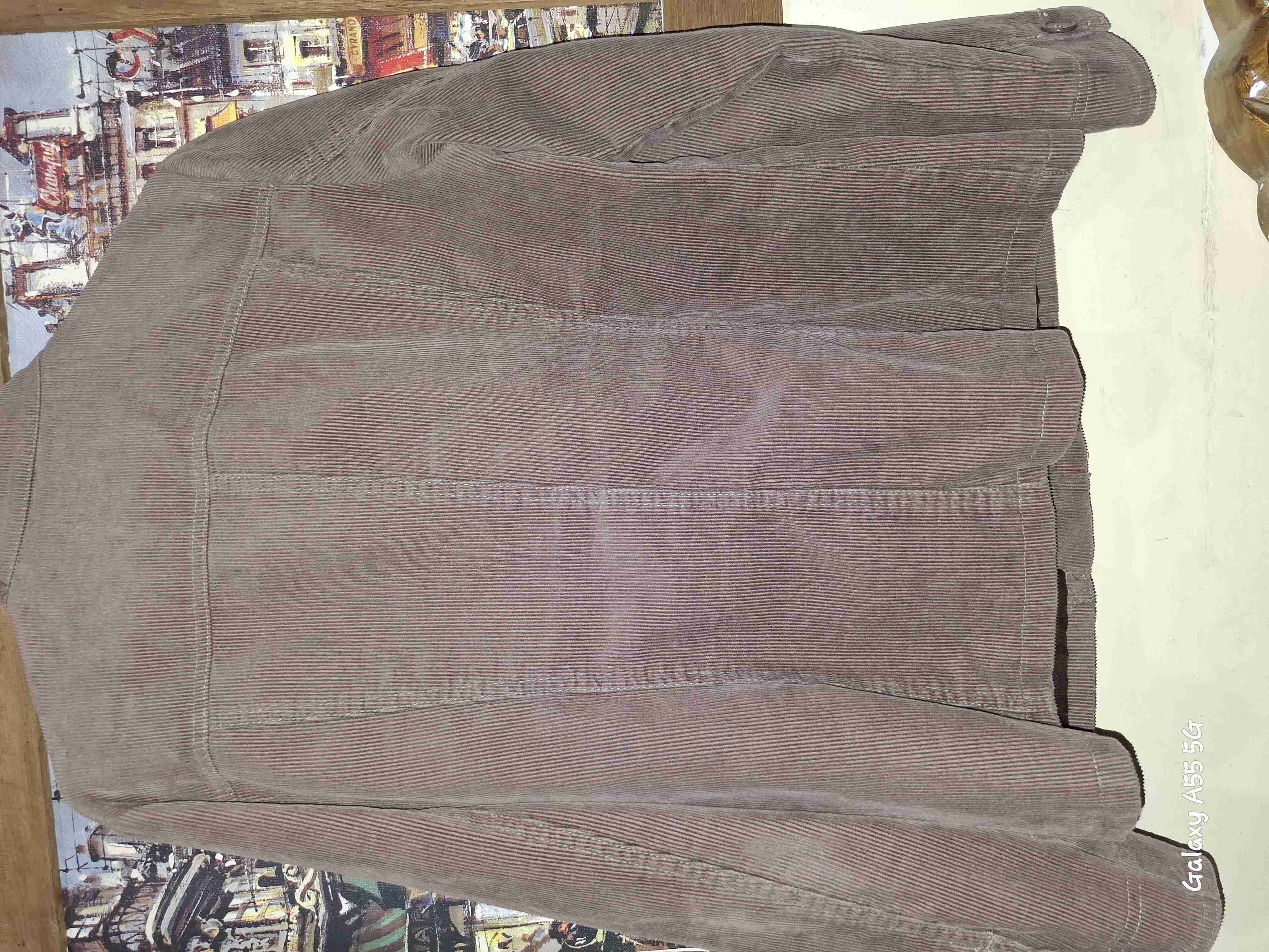 Chaqueta de cotelé marrón - miniatura 2