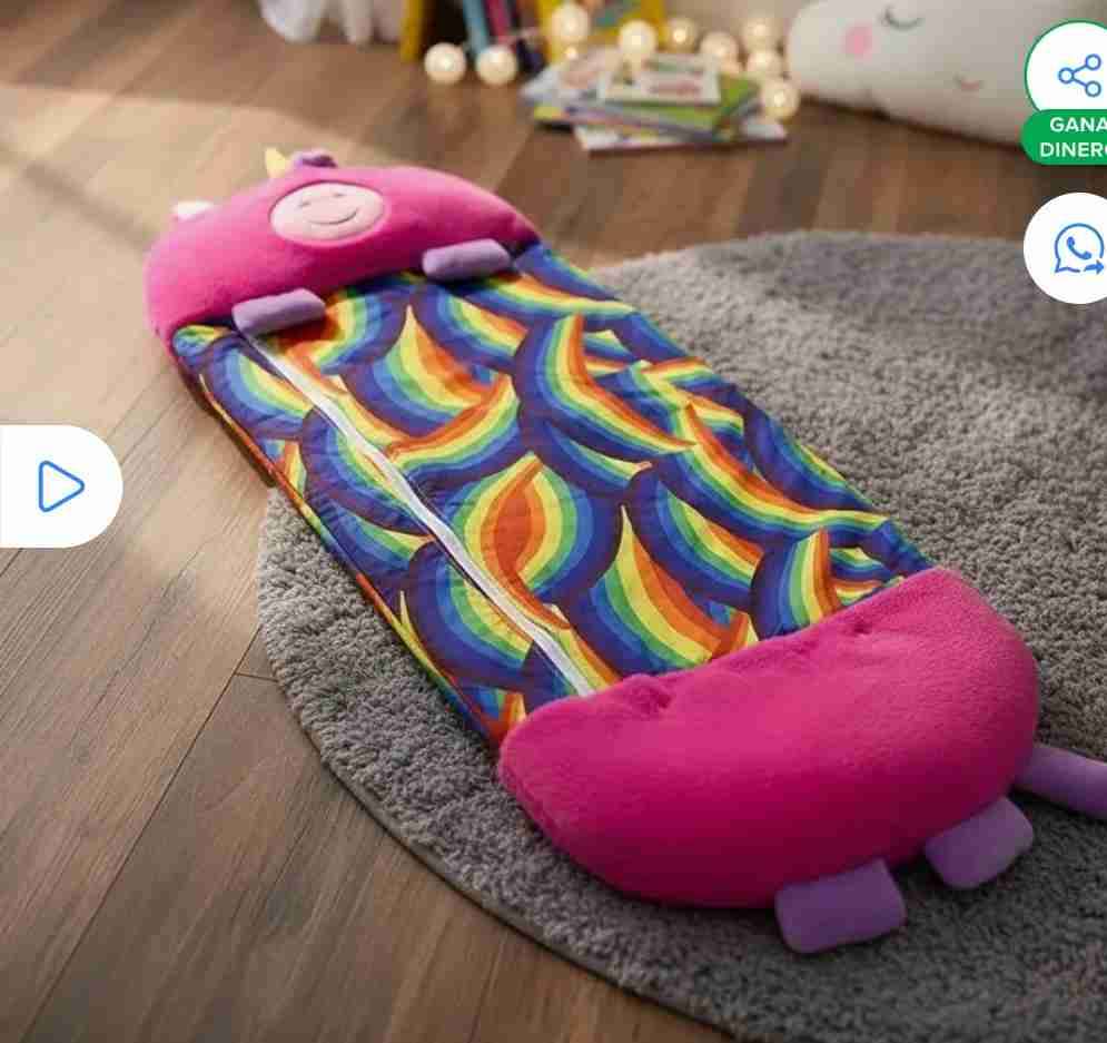 Saco de dormir infantil unicornio - miniatura 2