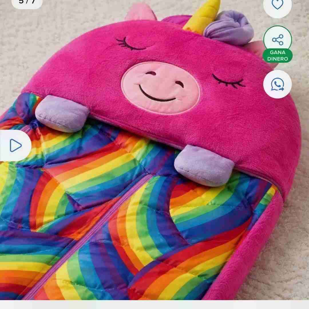 Saco de dormir infantil unicornio - miniatura 3
