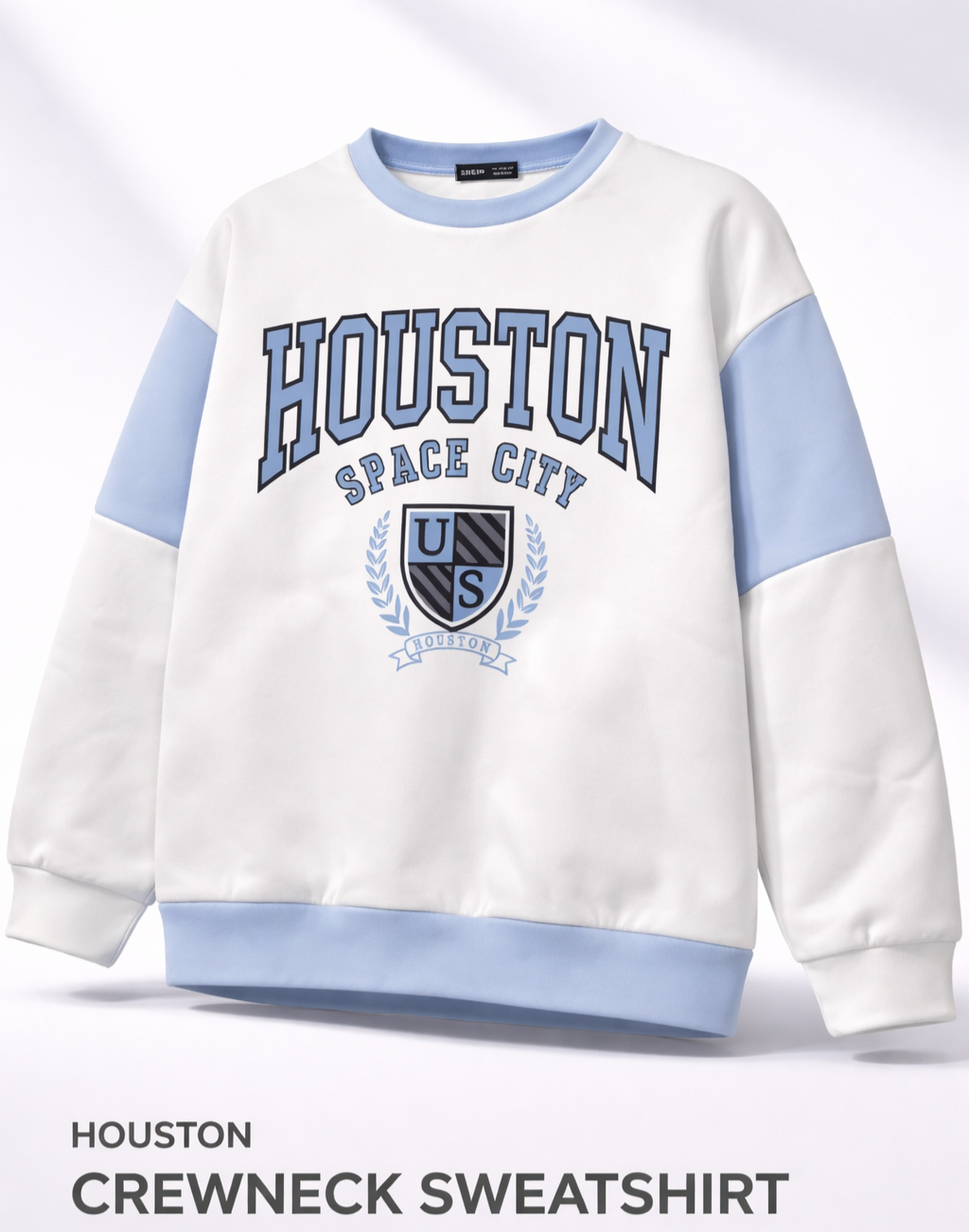 Polerón Crewneck Houston Blanco - miniatura 1