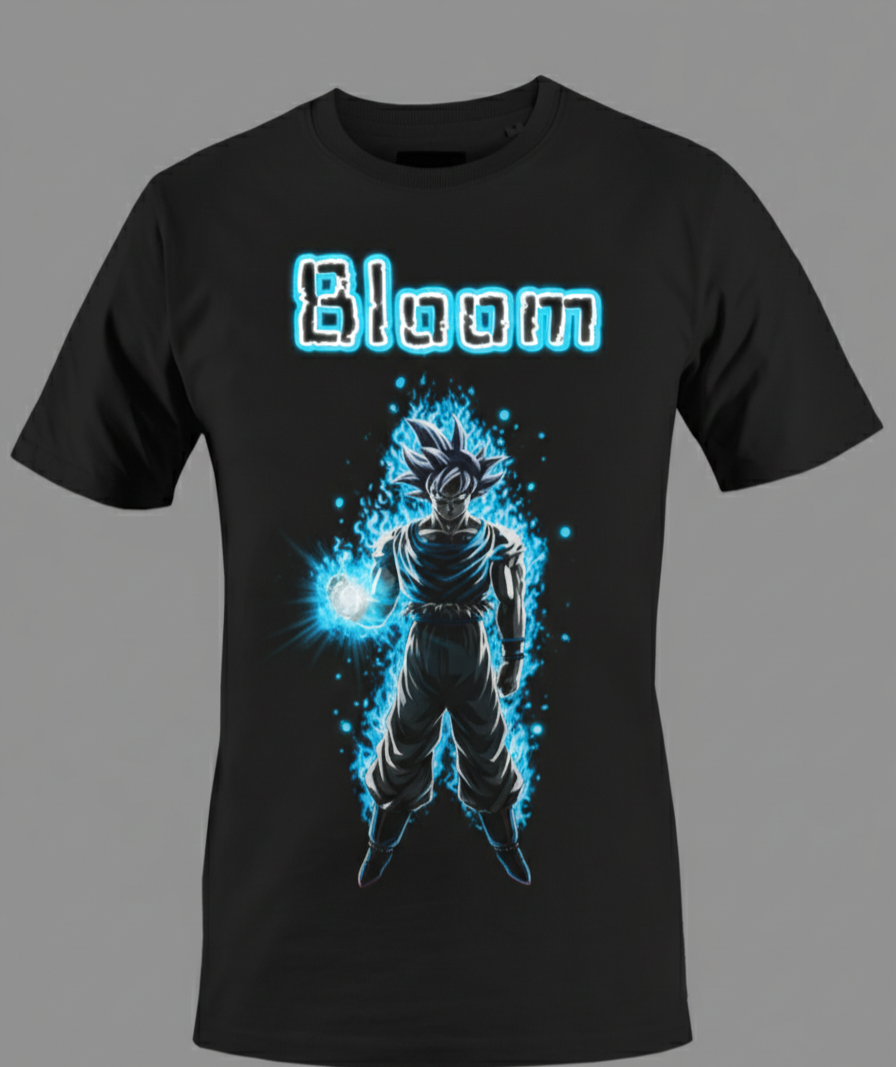 Polera negra diseño de león - miniatura 2