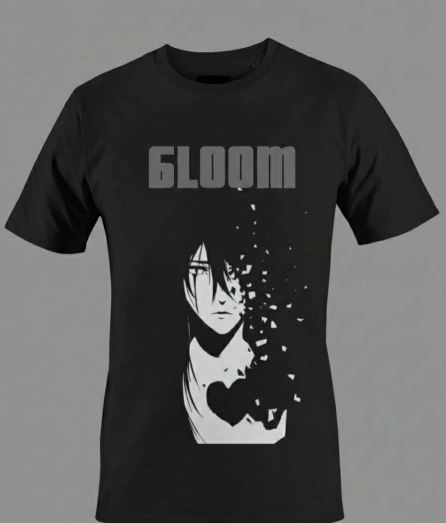 Polera negra diseño de león - miniatura 4