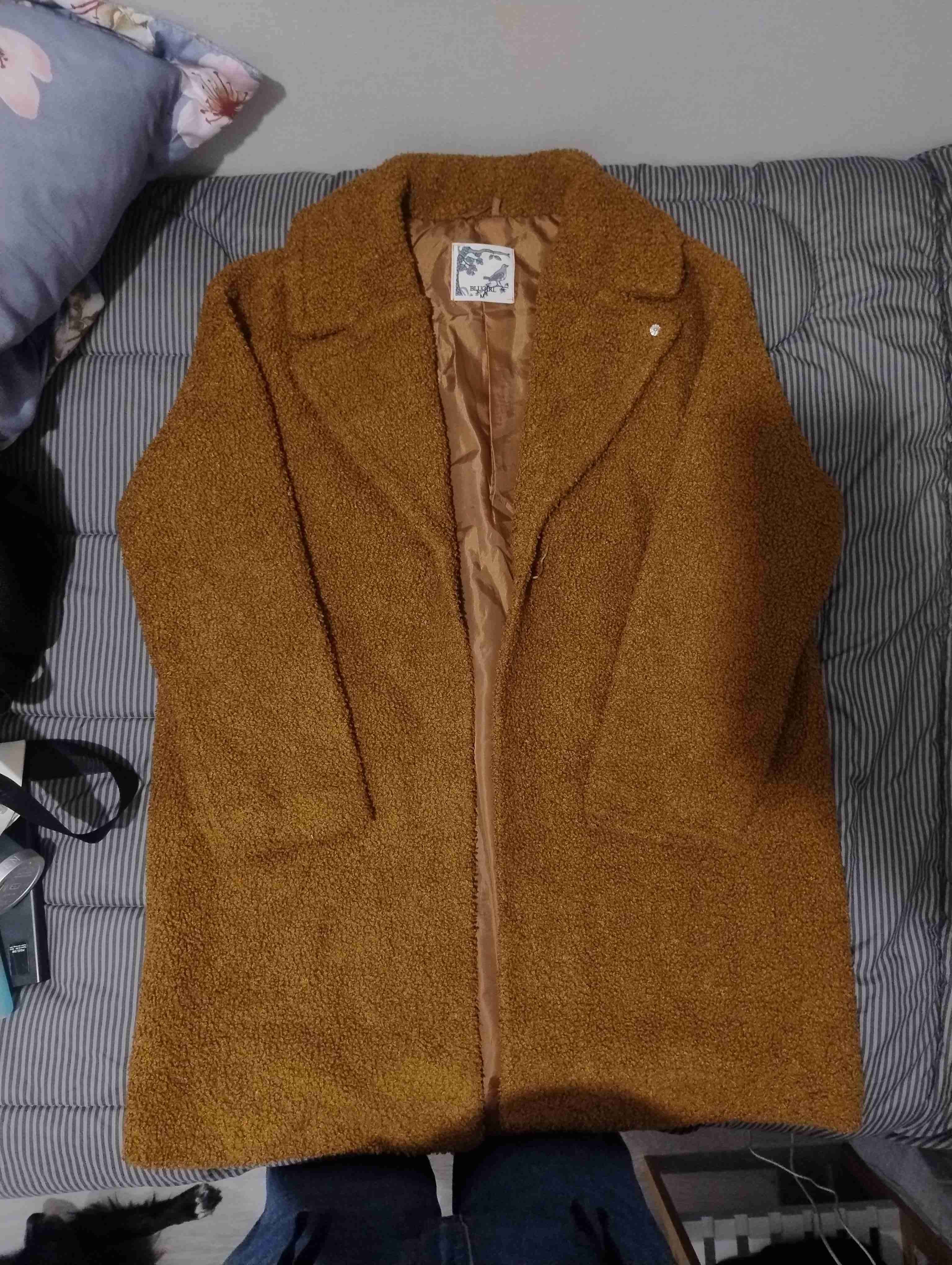 Abrigo teddy marrón - miniatura 1