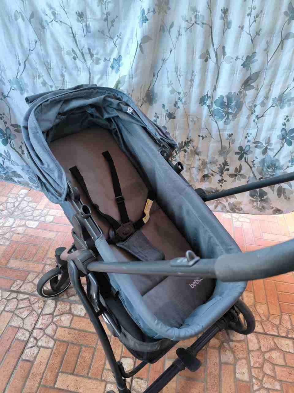 Coche de bebé Bebesit gris - miniatura 4