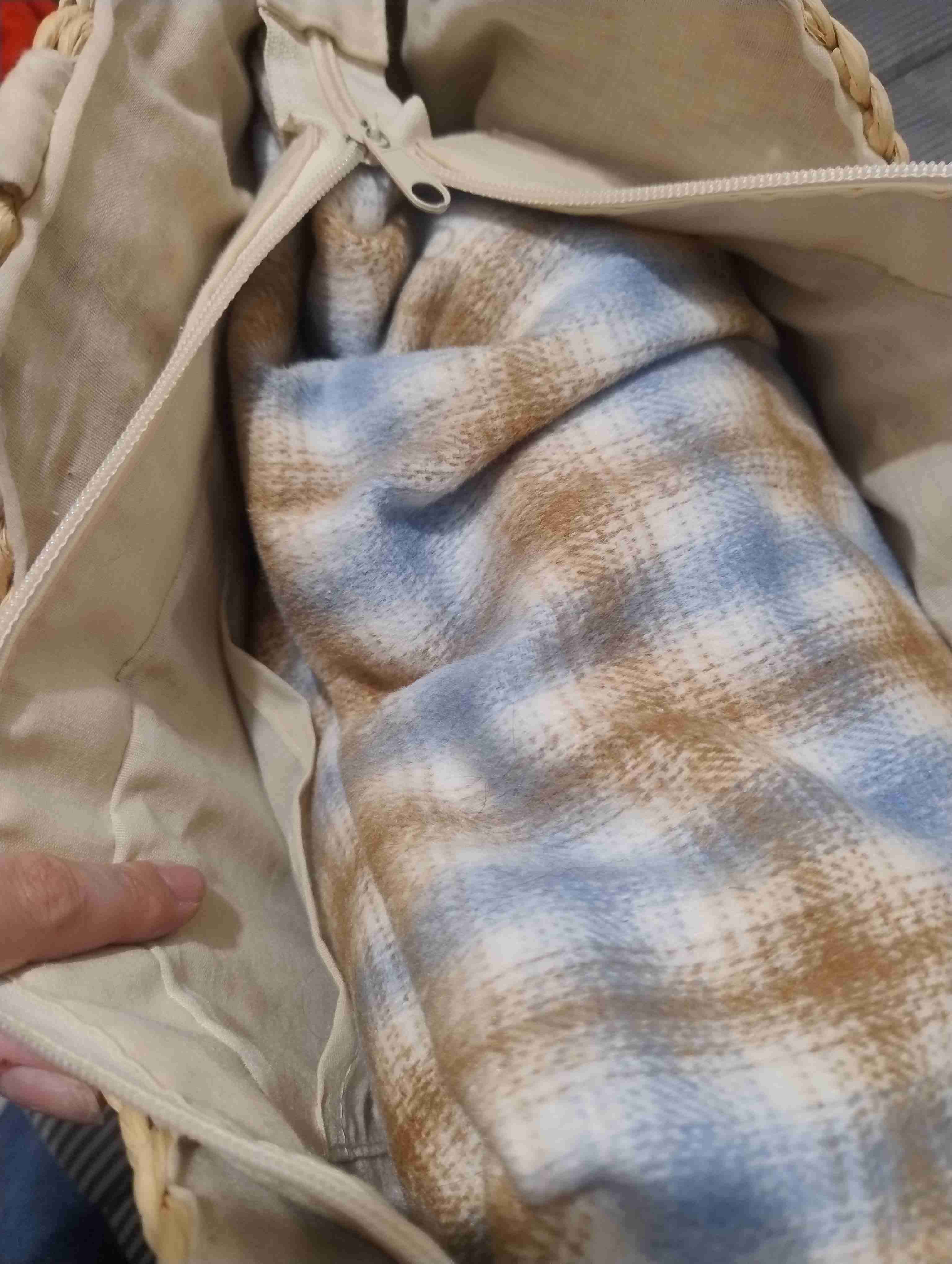 Bolso de mimbre con cuentas - miniatura 2