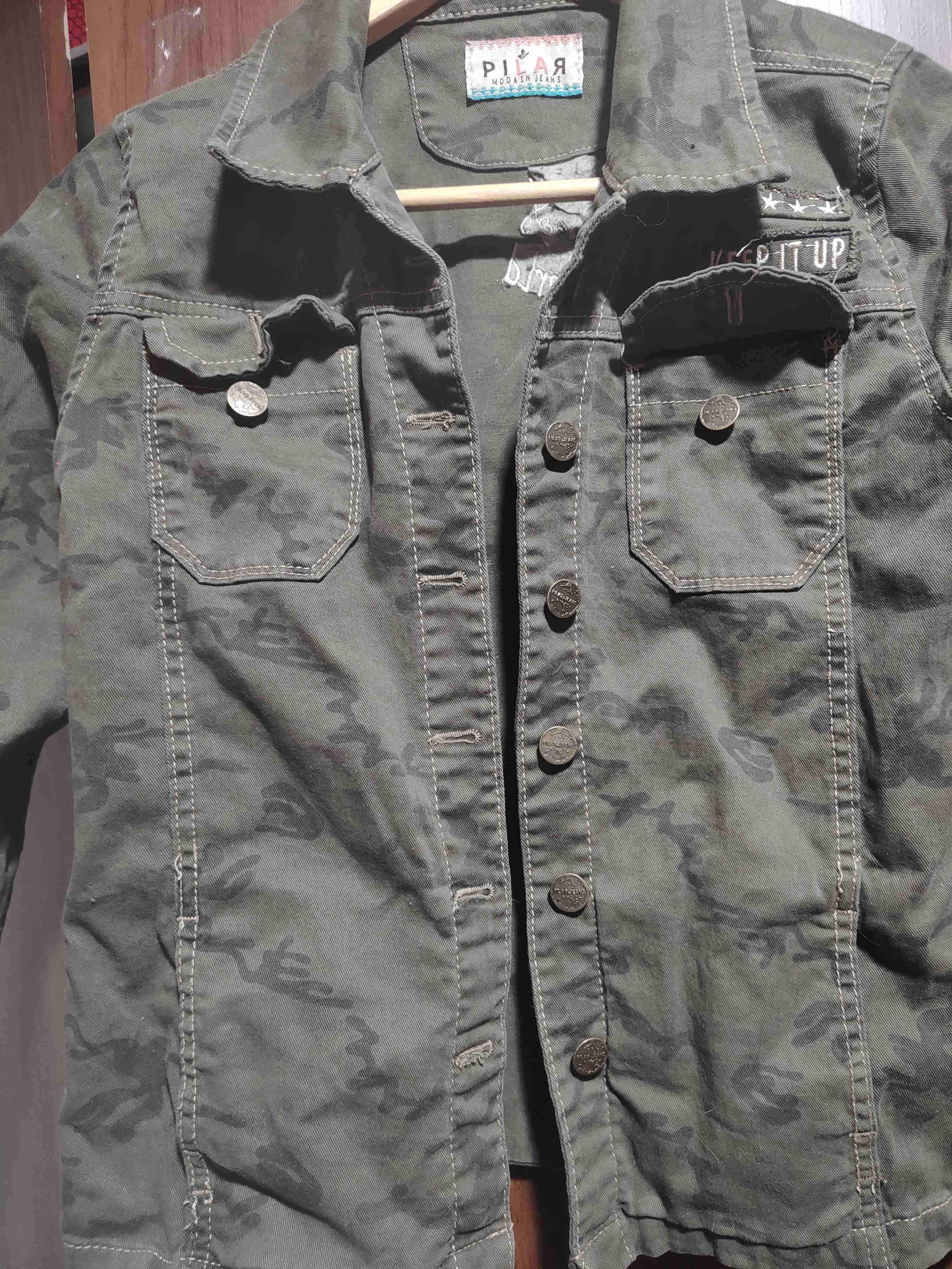 Chaqueta camuflada verde - miniatura 1