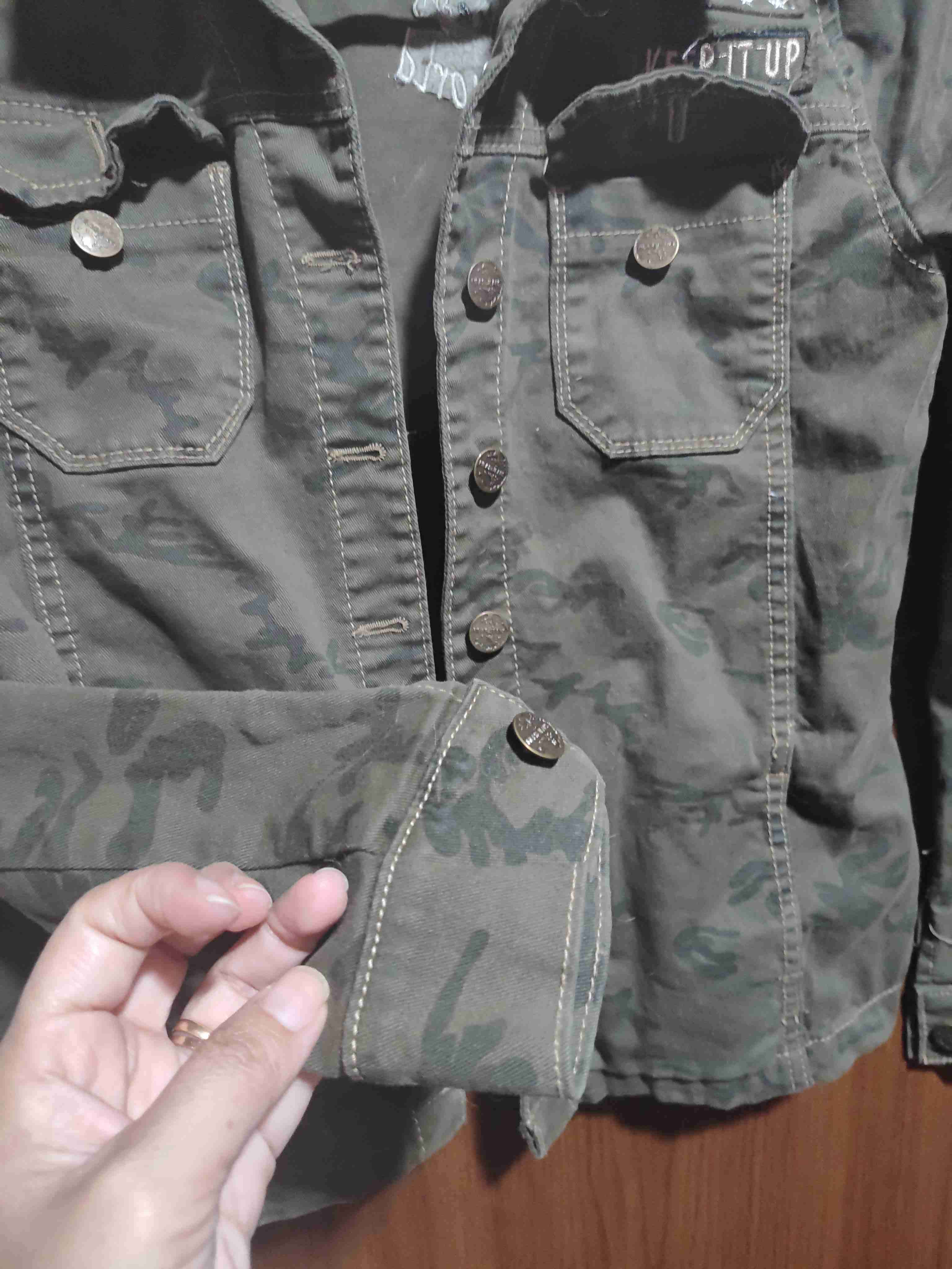 Chaqueta camuflada verde - miniatura 3