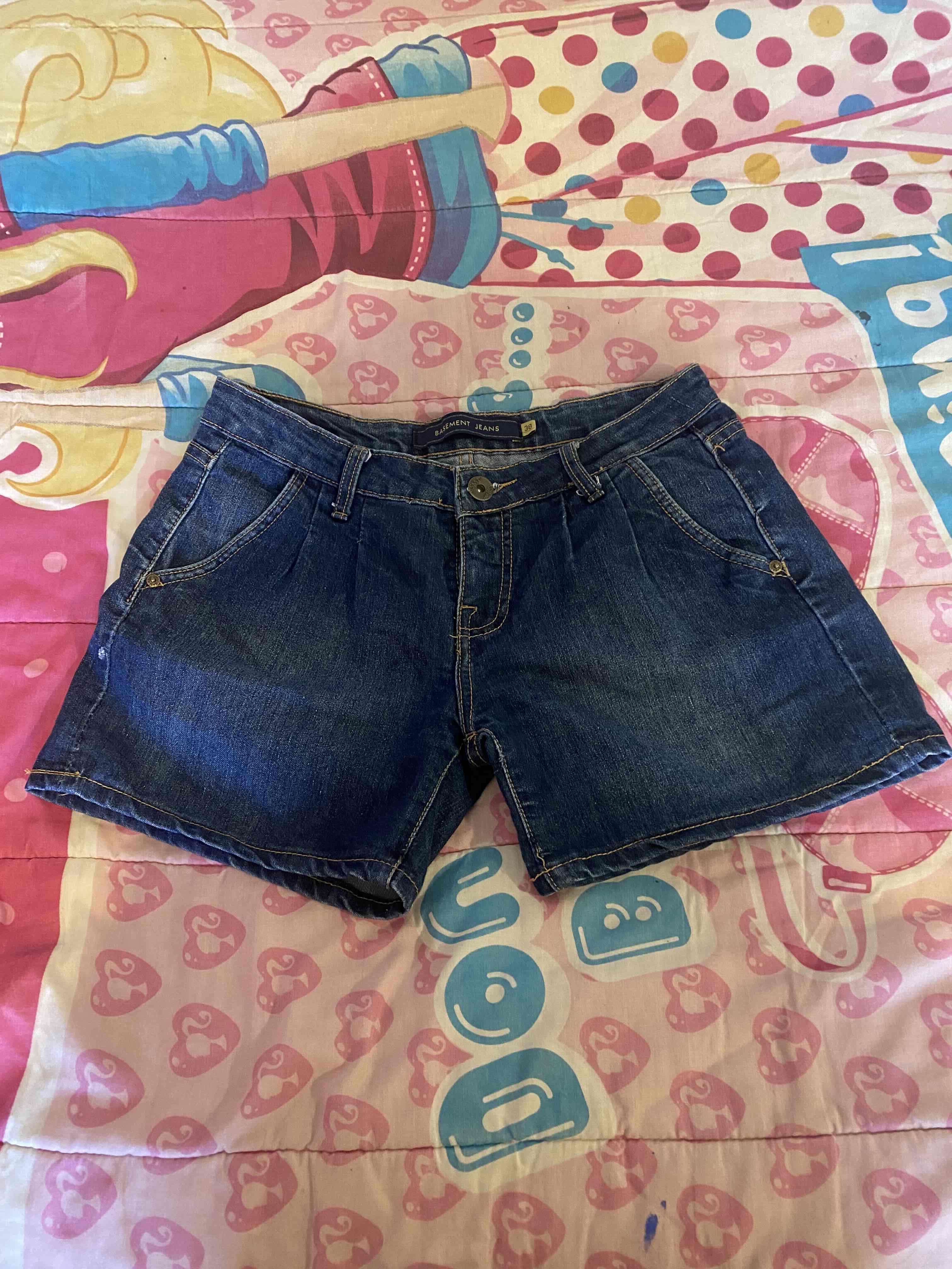 Shorts de mezclilla azul