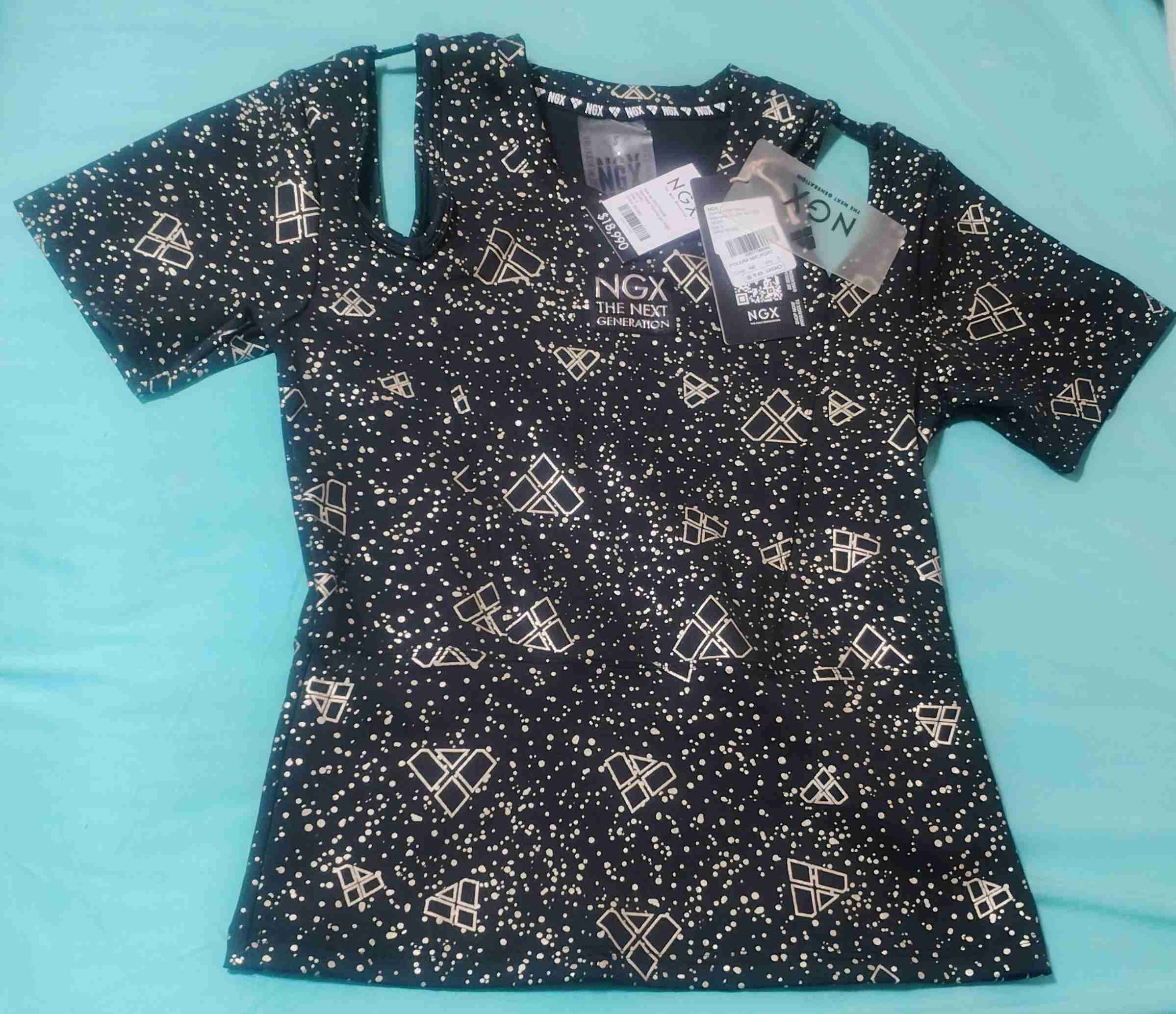 Polera estampada negra NGX - miniatura 2